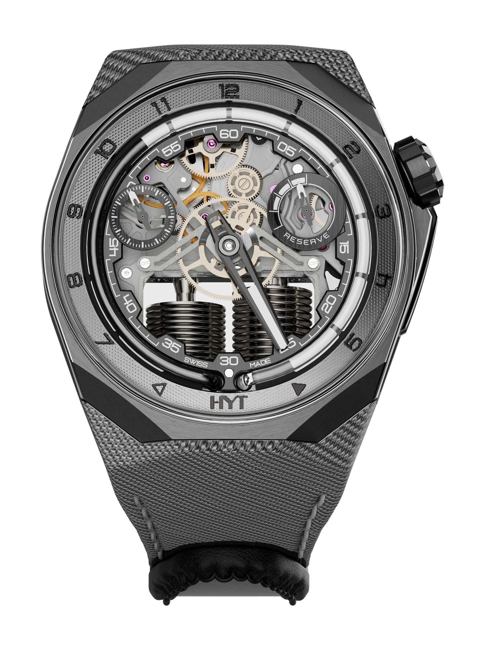 HYT S1 Titanium « Japan Limited Edition » luxury timepiece - detailed view
