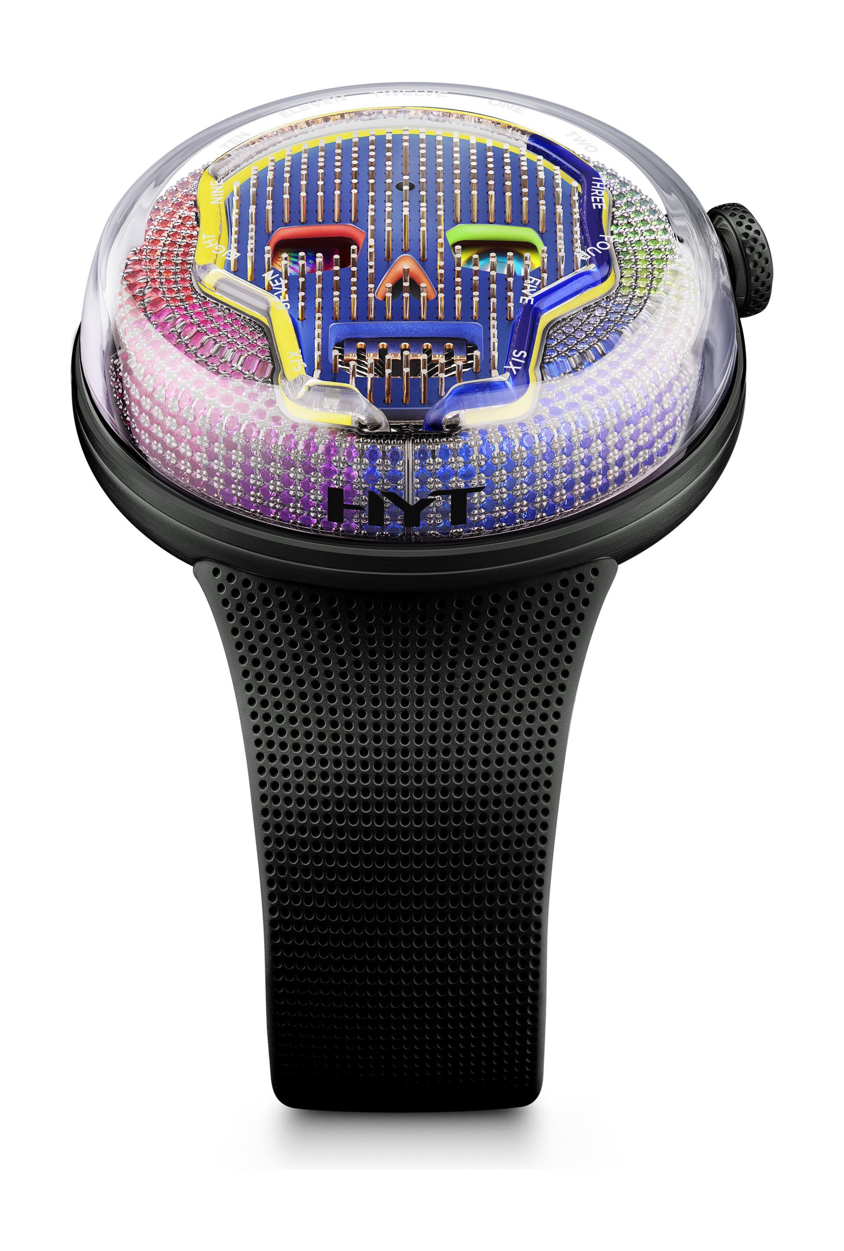 HYT Soonow Instant Rainbow luxury timepiece - detailed view