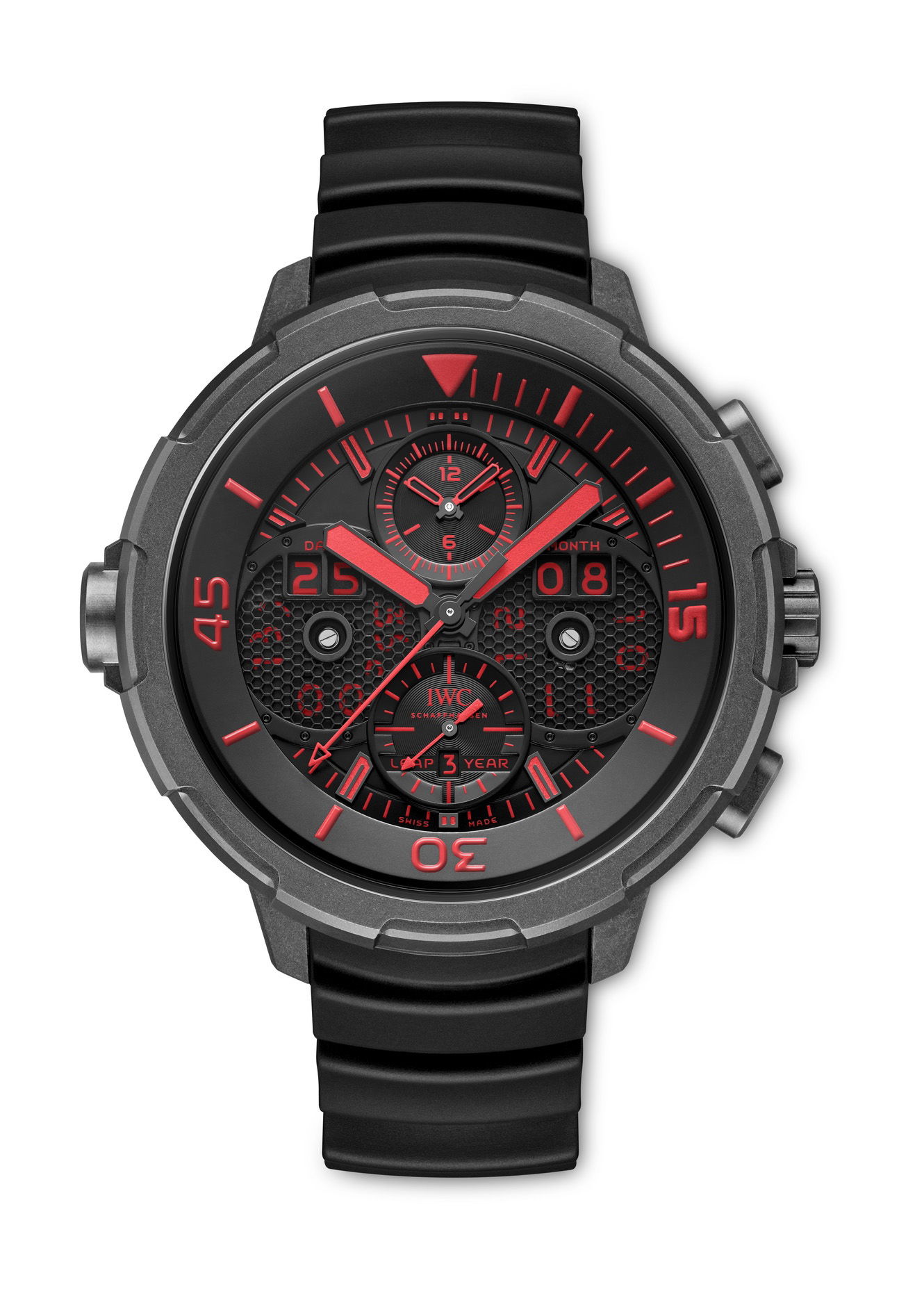 Iwc Schaffhausen Aquatimer Perpetual Calendar Digital Date-Month watch
