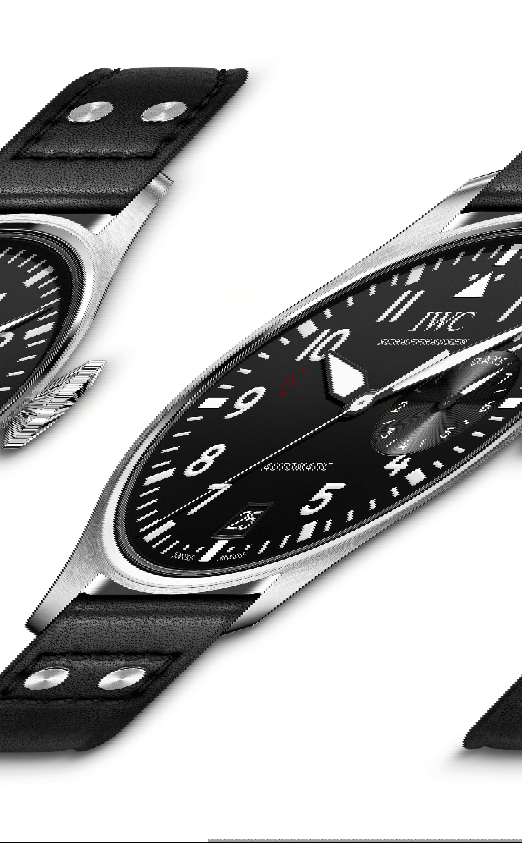 IWC Schaffhausen Big Pilot’s Watch 46 luxury timepiece - detailed view