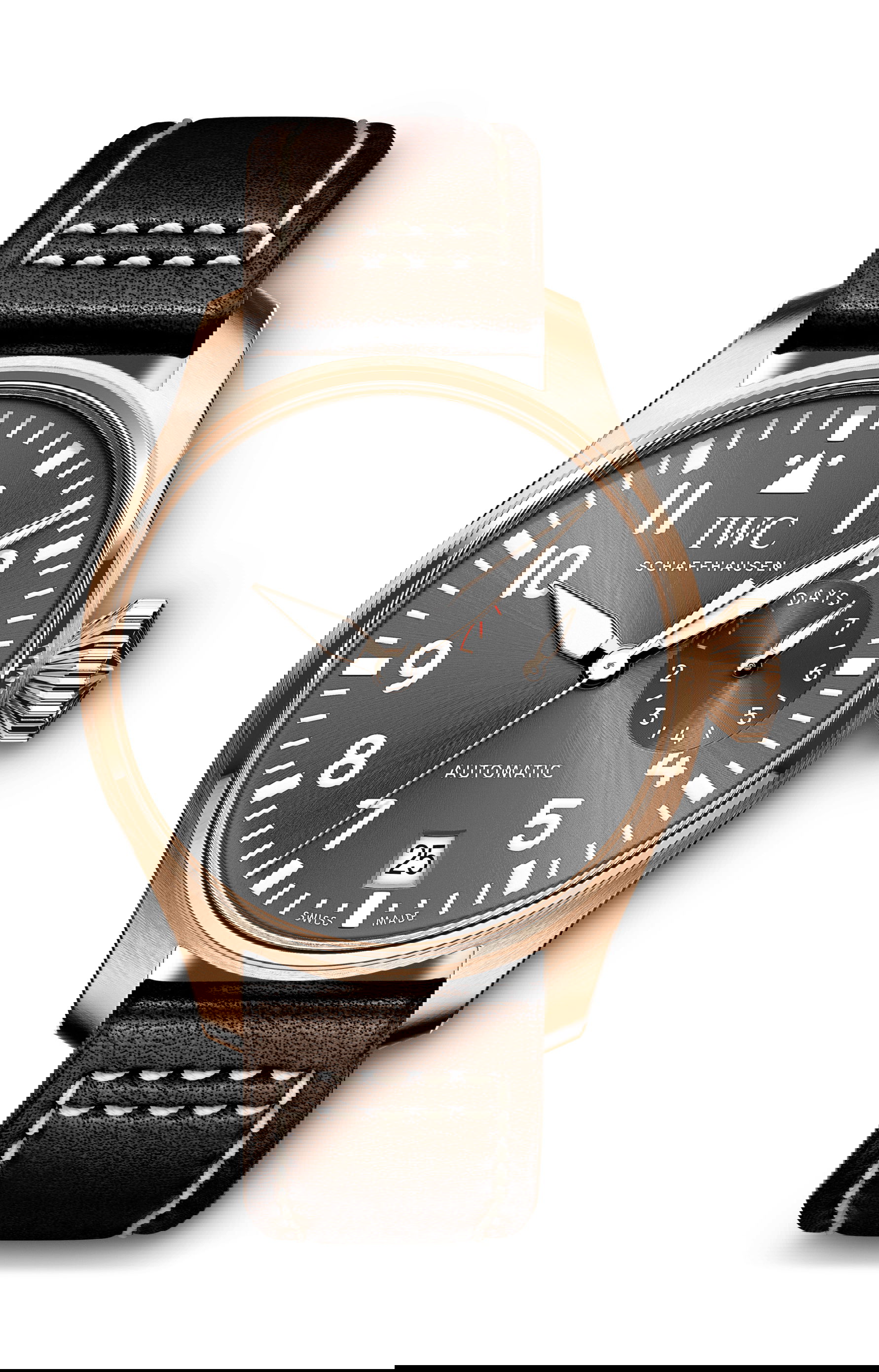 IWC Schaffhausen Big Pilot’s Watch Spitfire luxury timepiece - detailed view