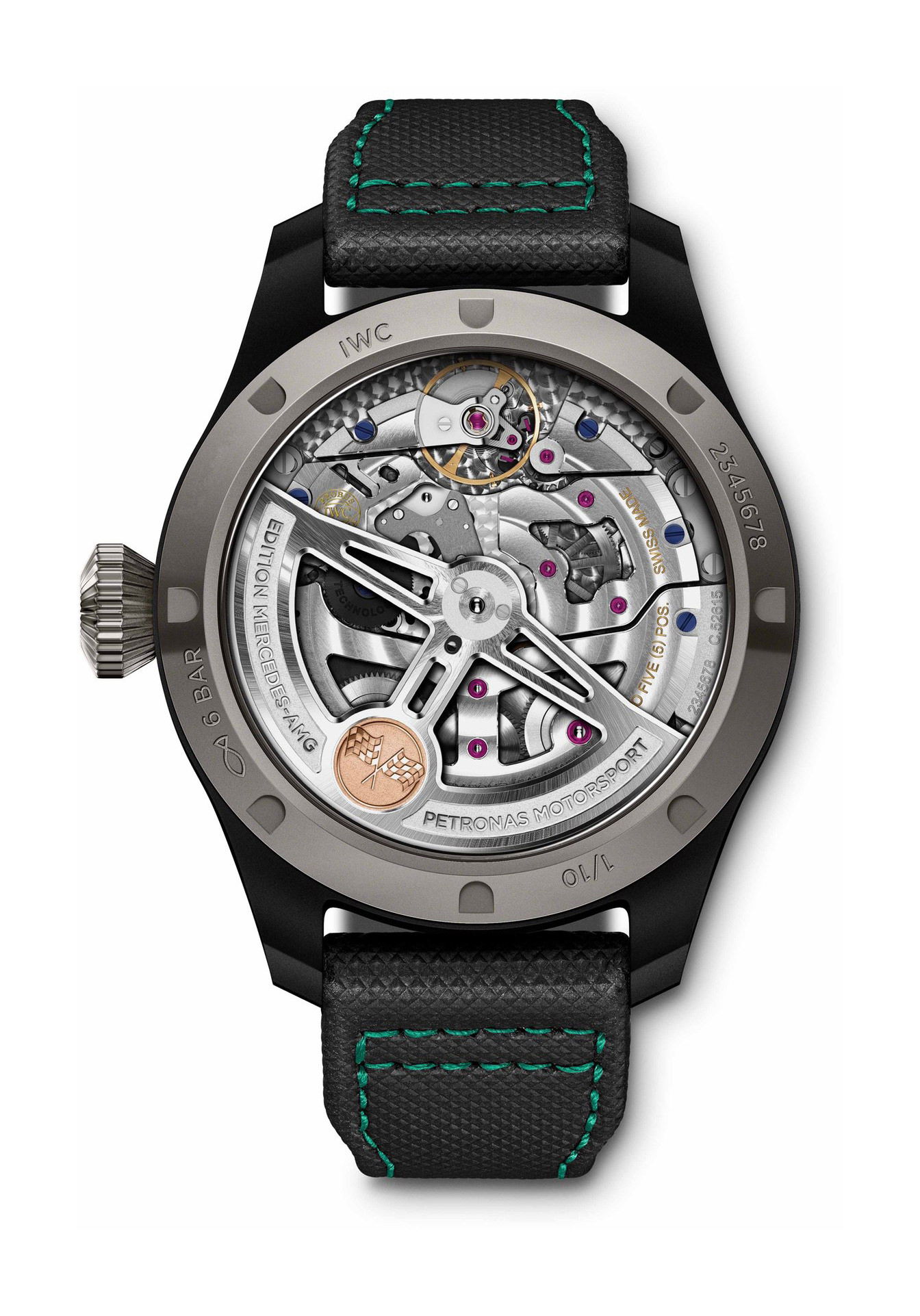IWC Schaffhausen Big Pilot’s Watch Perpetual Calendar Edition “Mercedes-AMG Petronas Motorsport” - View 2