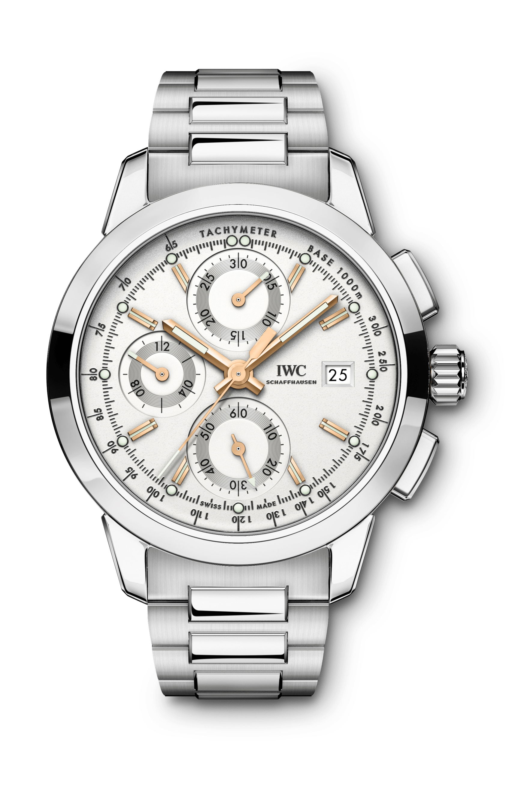 IWC Schaffhausen Ingenieur Chronograph luxury timepiece - detailed view