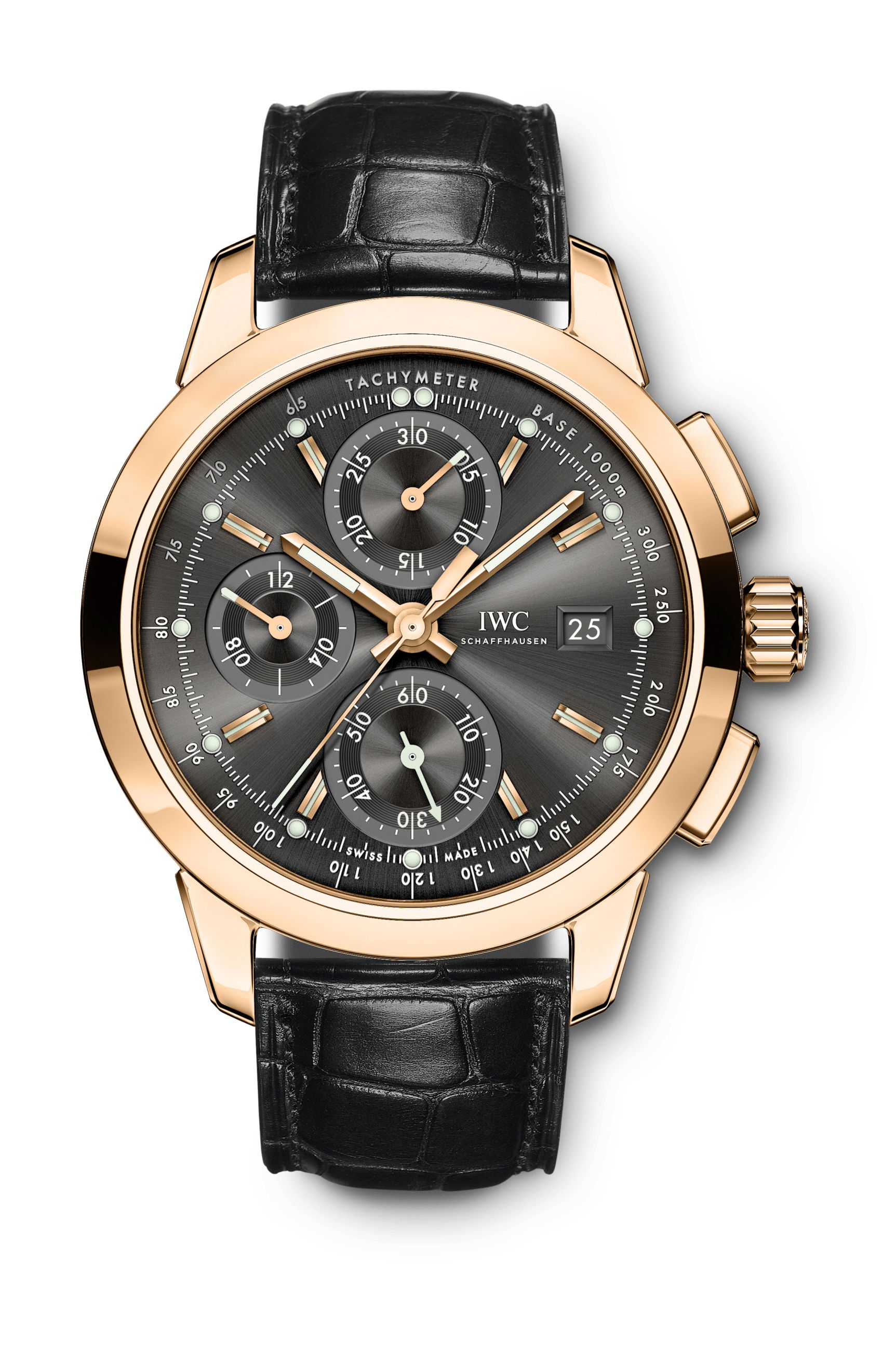 IWC Schaffhausen Ingenieur Chronograph luxury timepiece - detailed view