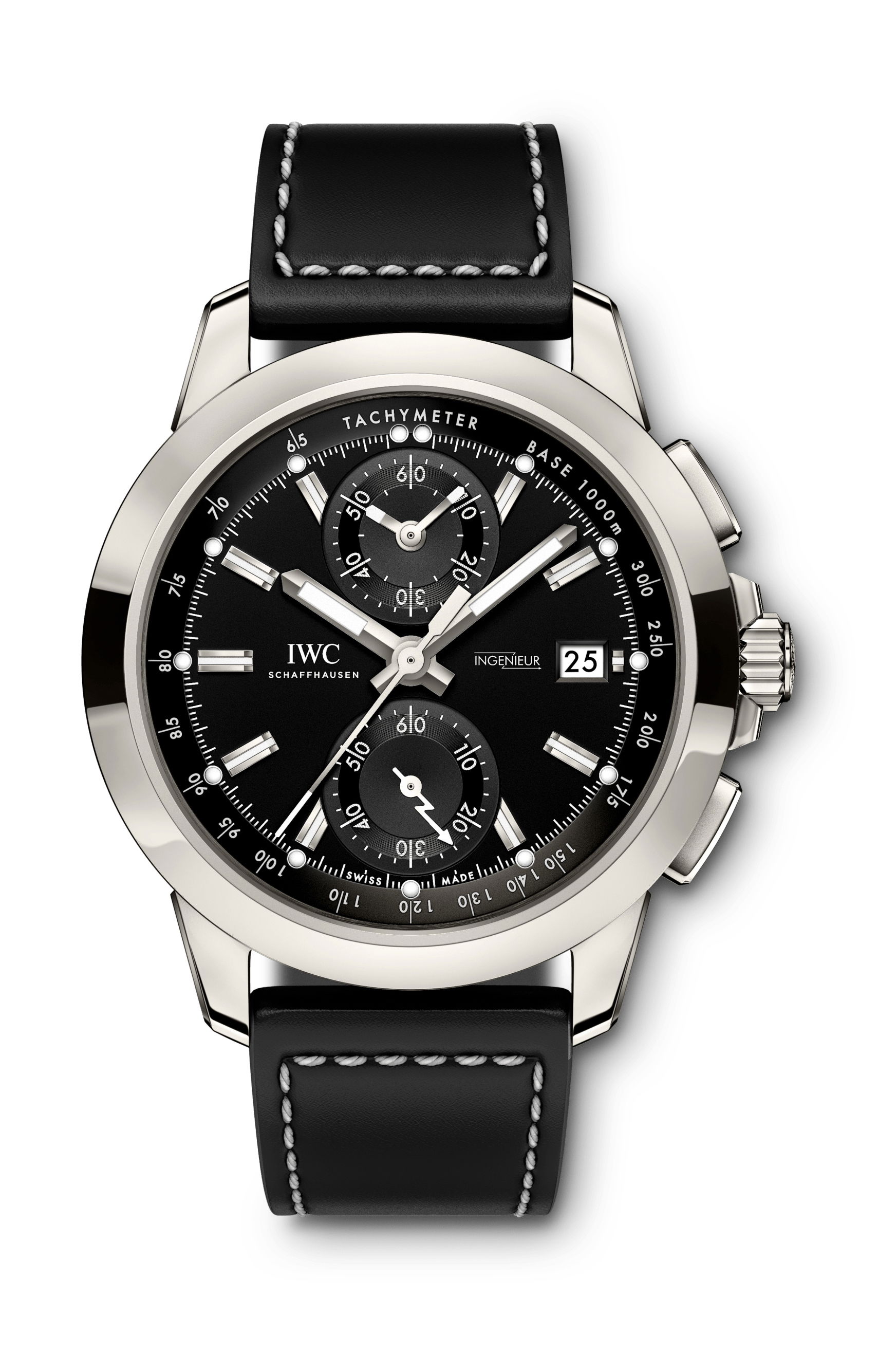 IWC Schaffhausen Ingenieur Chronograph Sport luxury timepiece - detailed view