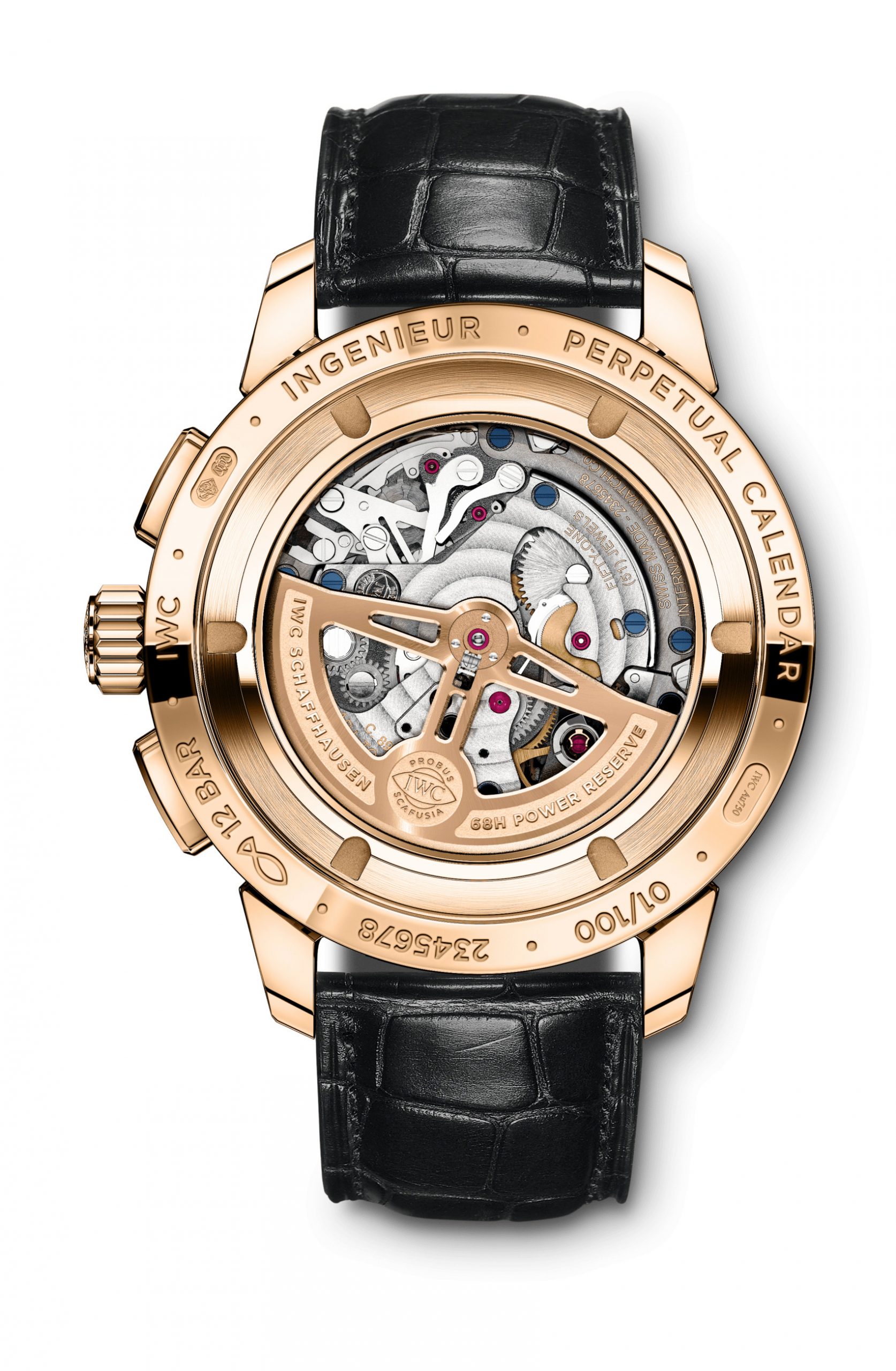 IWC Schaffhausen Ingenieur Perpetual Calendar Digital Date-Month - View 2