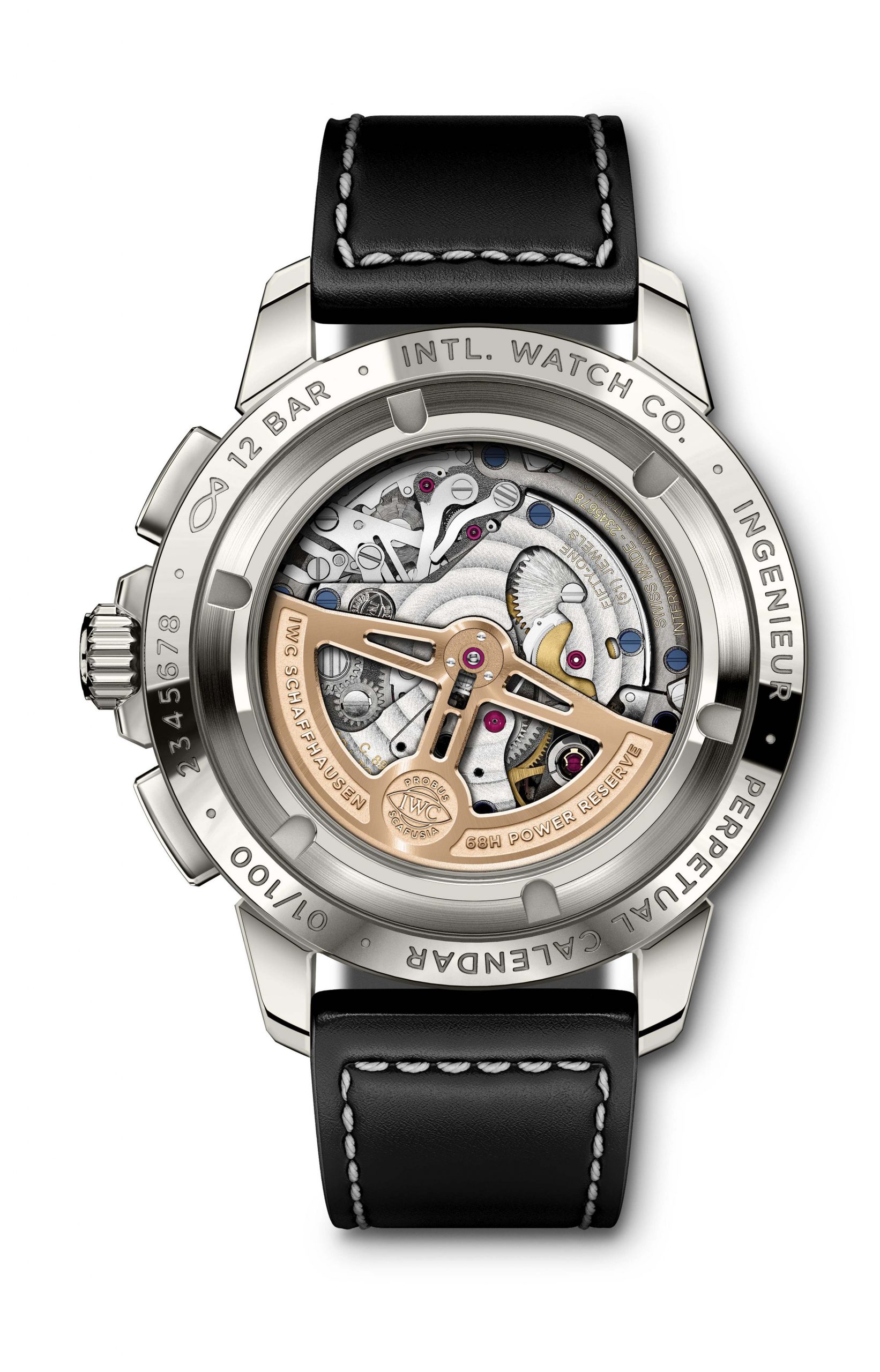 IWC Schaffhausen Ingenieur Perpetual Calendar Digital Date-Month - View 2