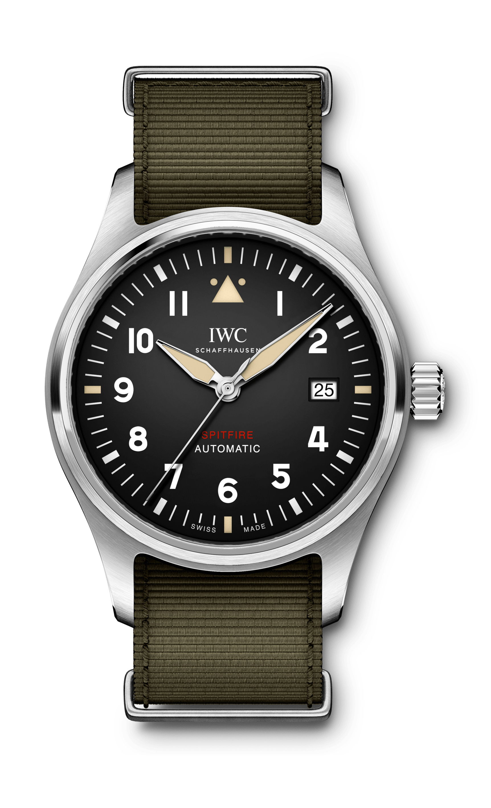 IWC Schaffhausen Pilot’s Watch Automatic Spitfire luxury timepiece - detailed view