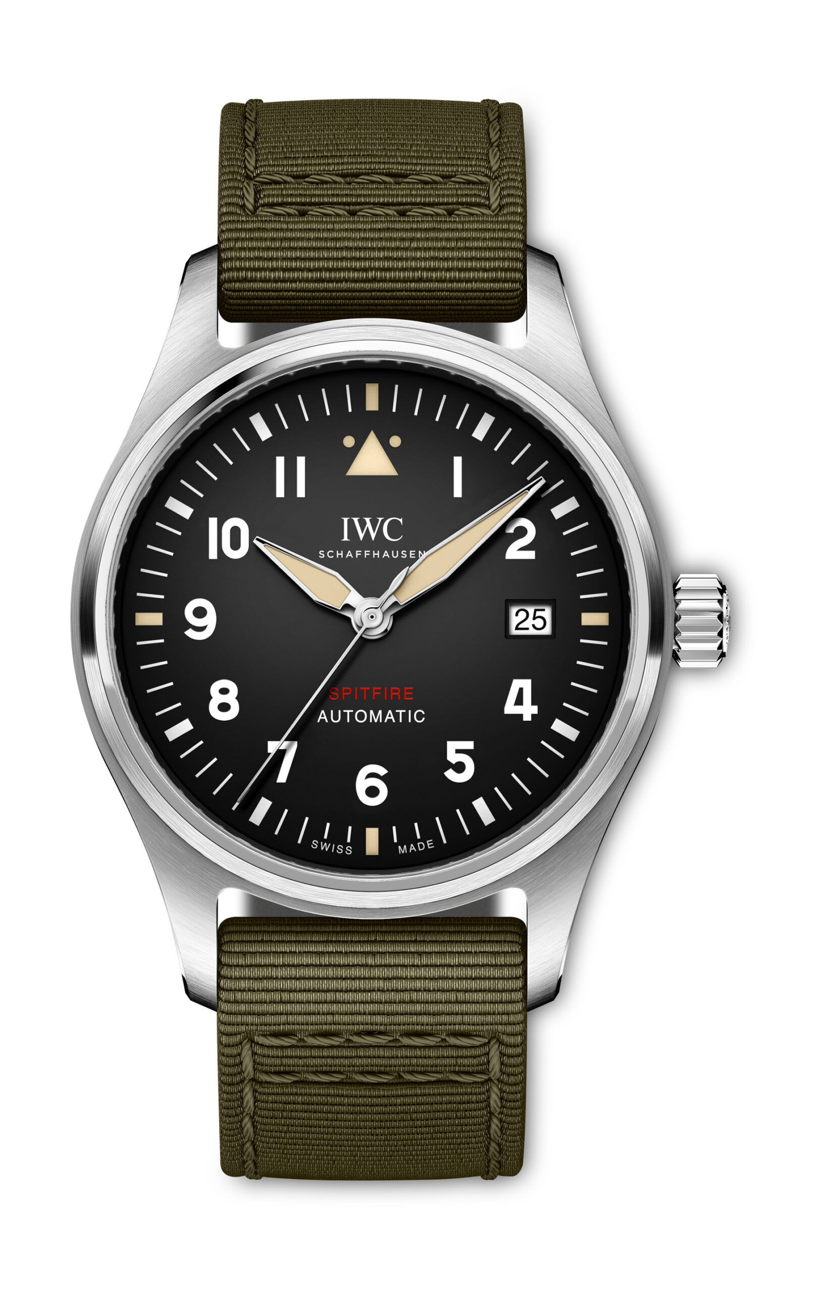 IWC Schaffhausen Pilot’s Watch Automatic Spitfire luxury timepiece - detailed view