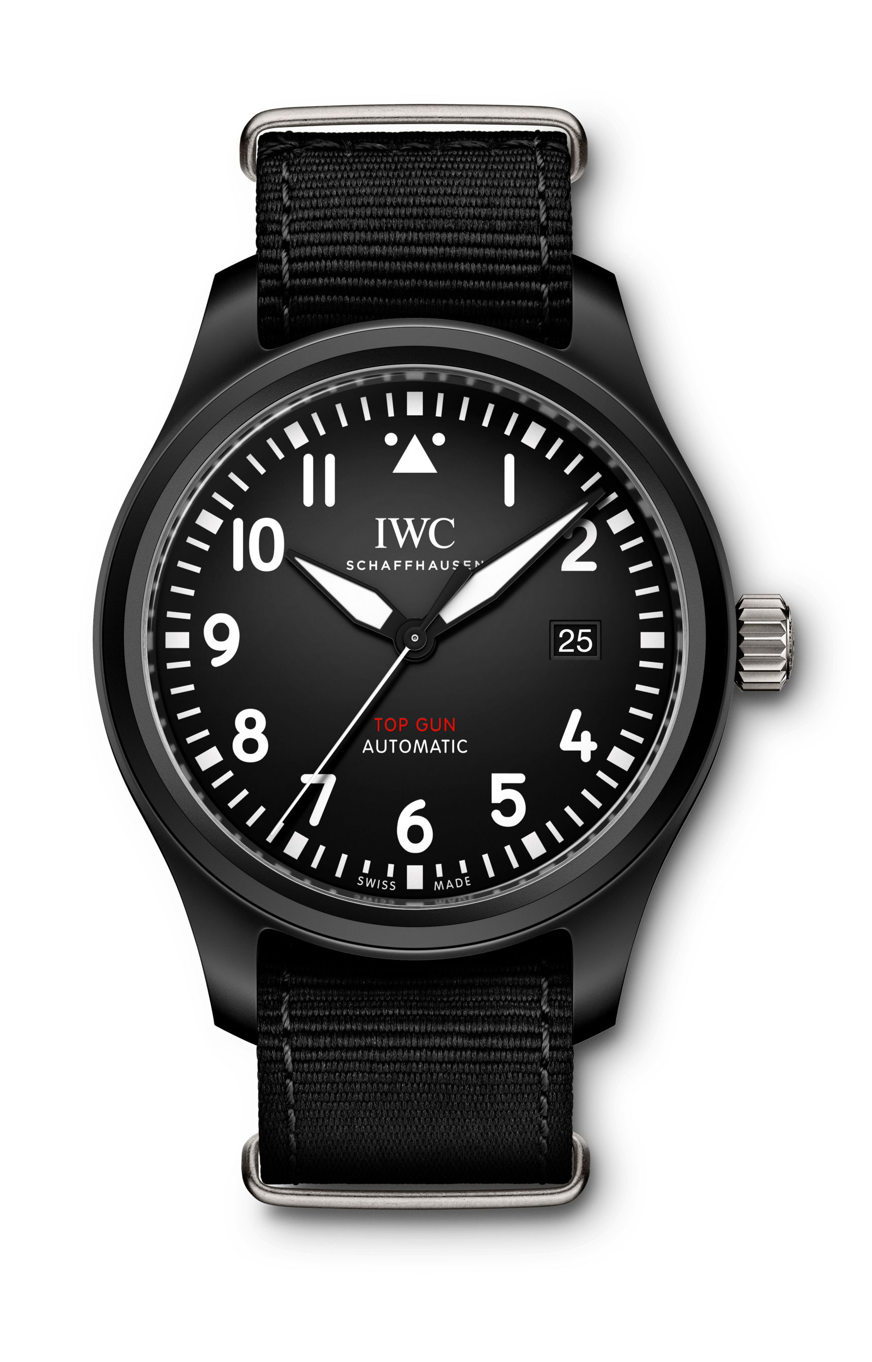 IWC Schaffhausen Pilot’s Watch Automatic TOP GUN luxury timepiece - detailed view