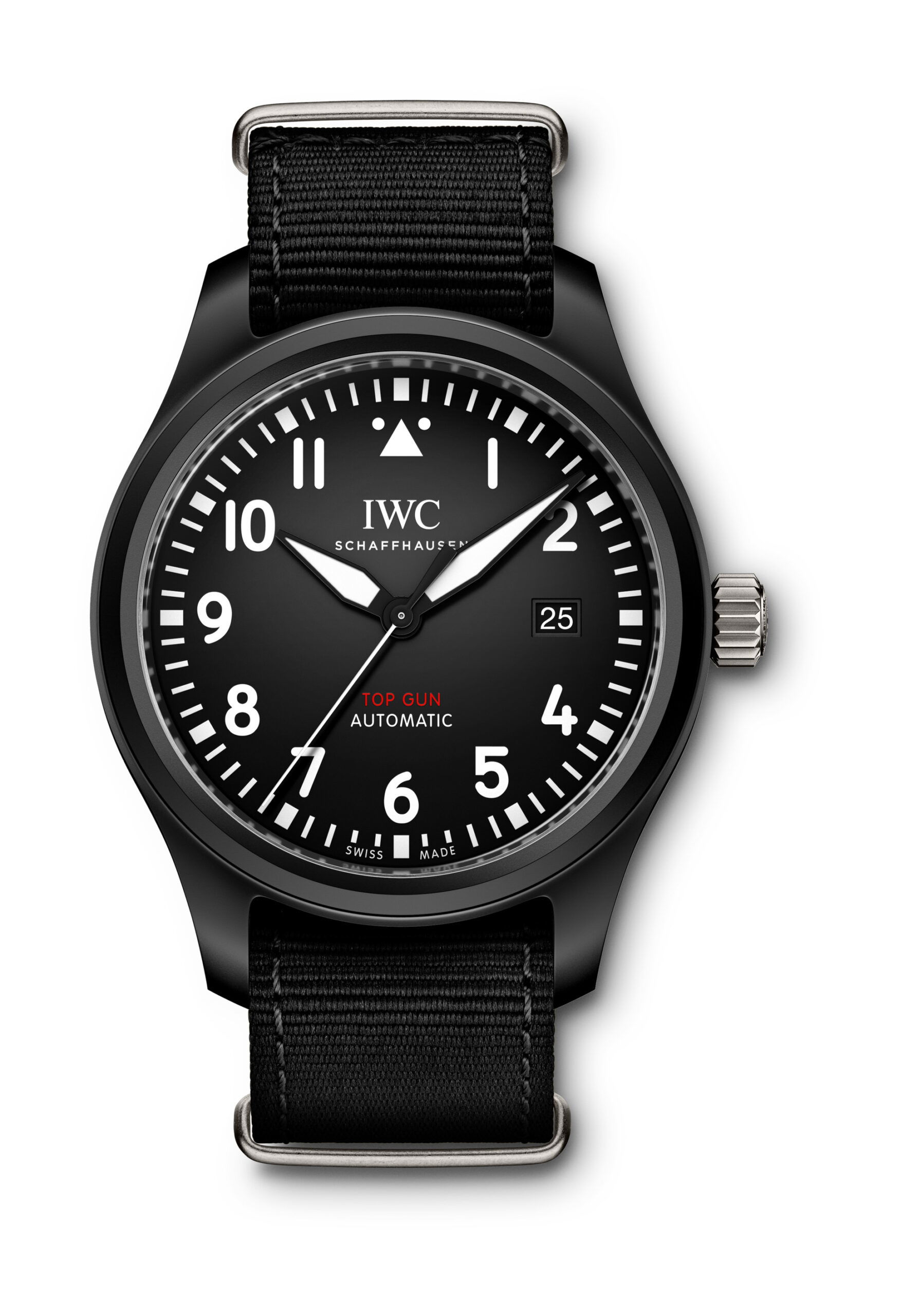 IWC Schaffhausen Pilot’s Watch Automatic TOP GUN luxury timepiece - detailed view