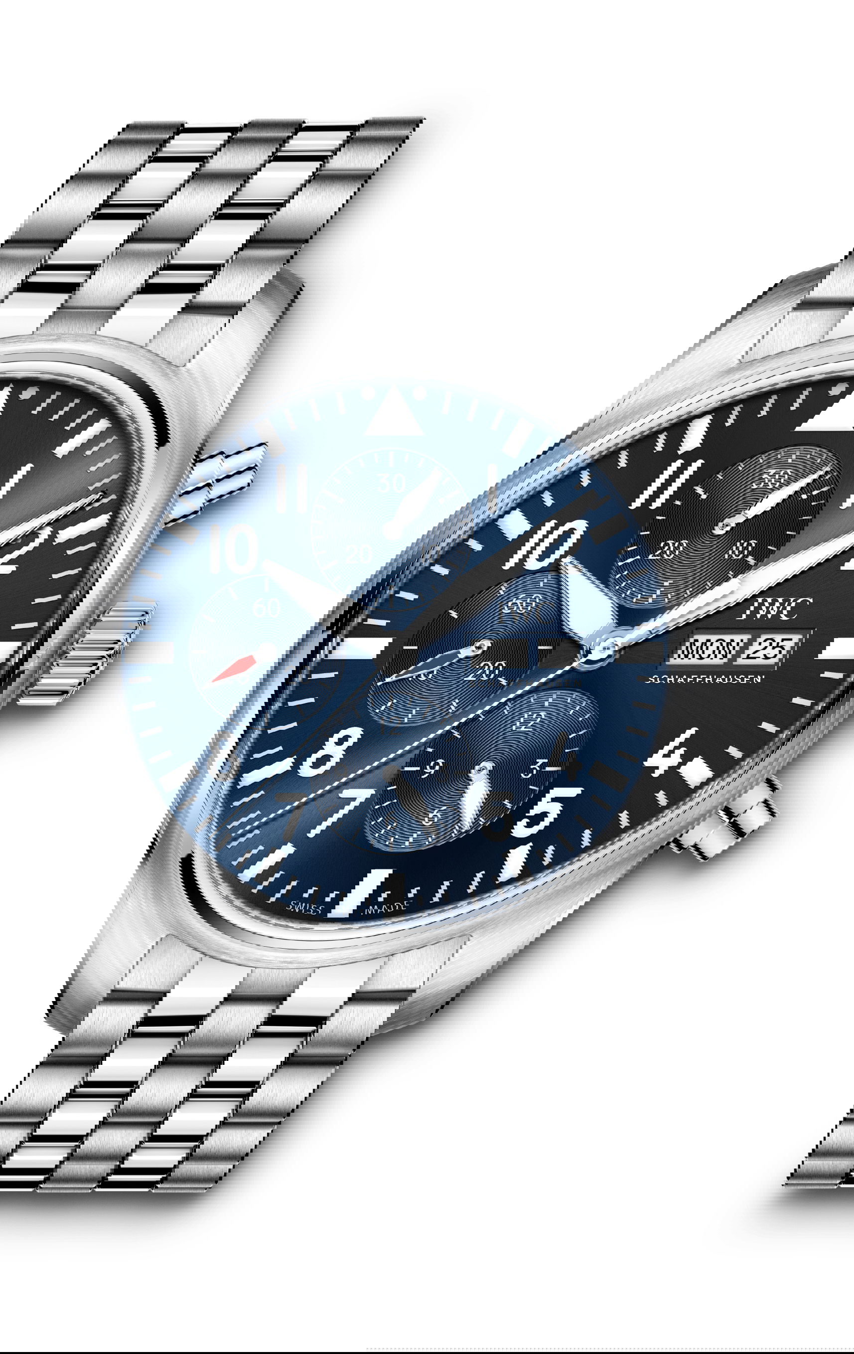 IWC Schaffhausen Pilot’s Watch Chronograph Edition “Le Petit Prince” luxury timepiece - detailed view
