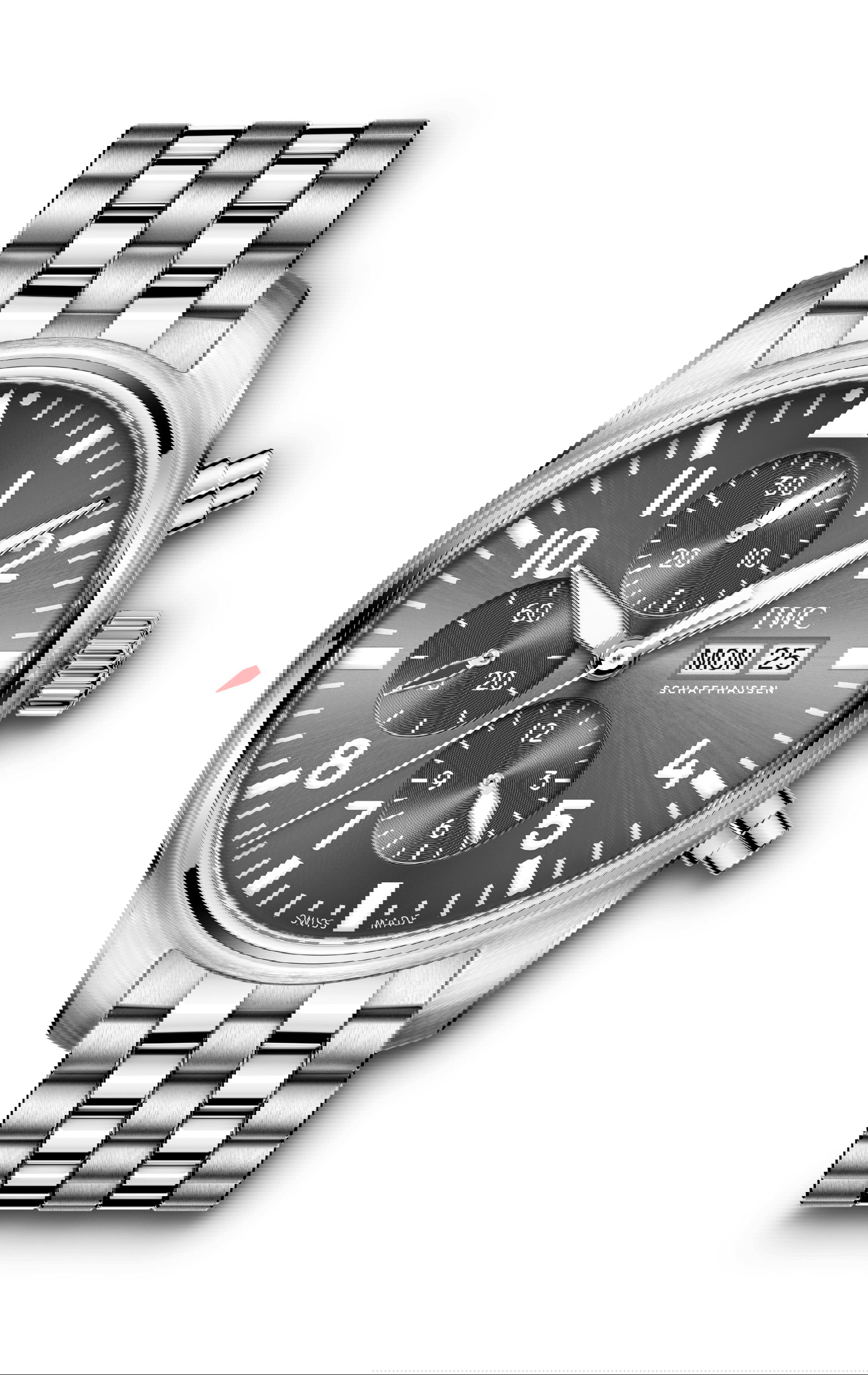 IWC Schaffhausen Pilot’s Watch Chronograph Spitfire luxury timepiece - detailed view