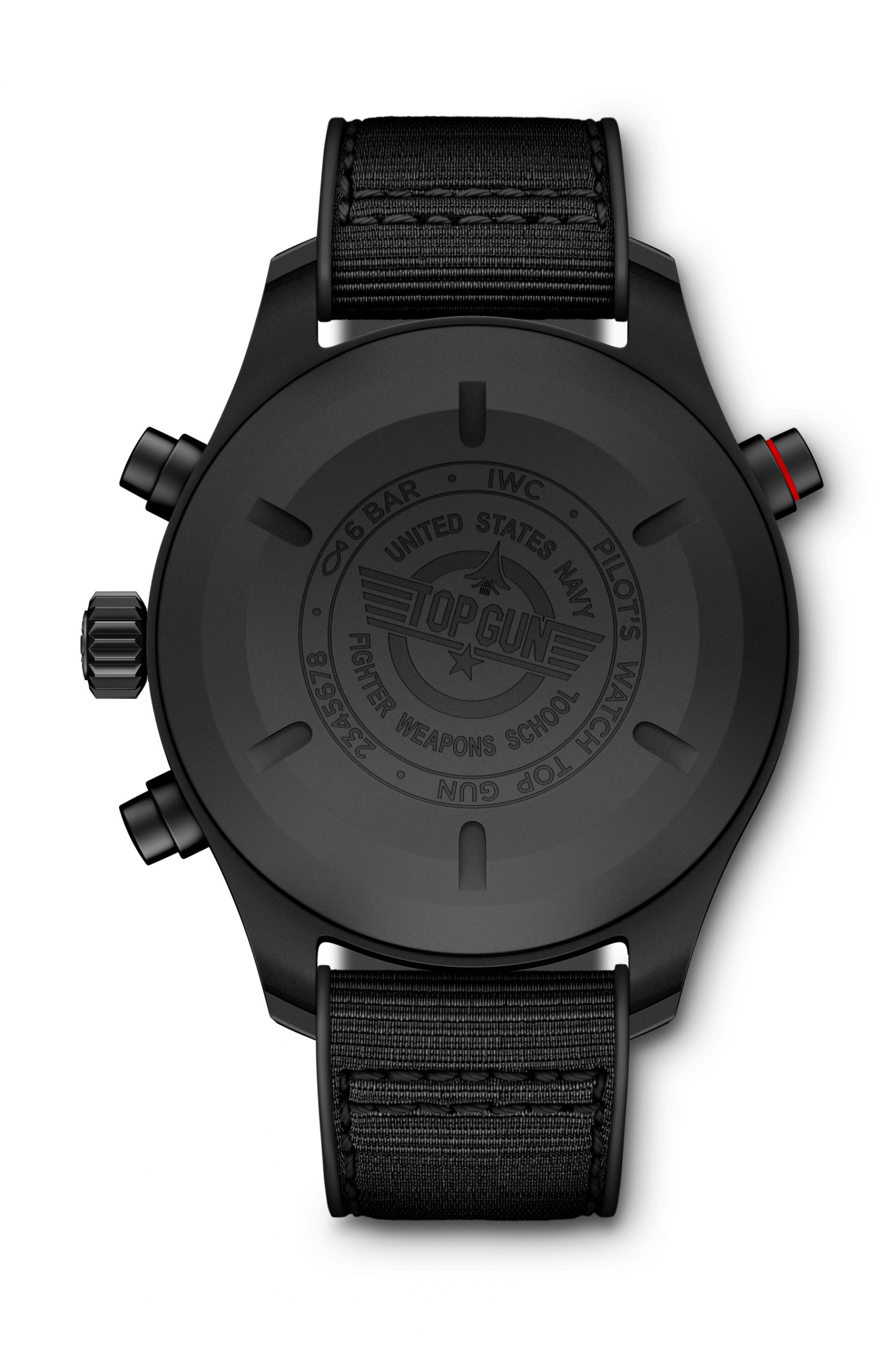 IWC Schaffhausen Pilot’s Watch Double Chronograph TOP GUN Ceratanium - View 2