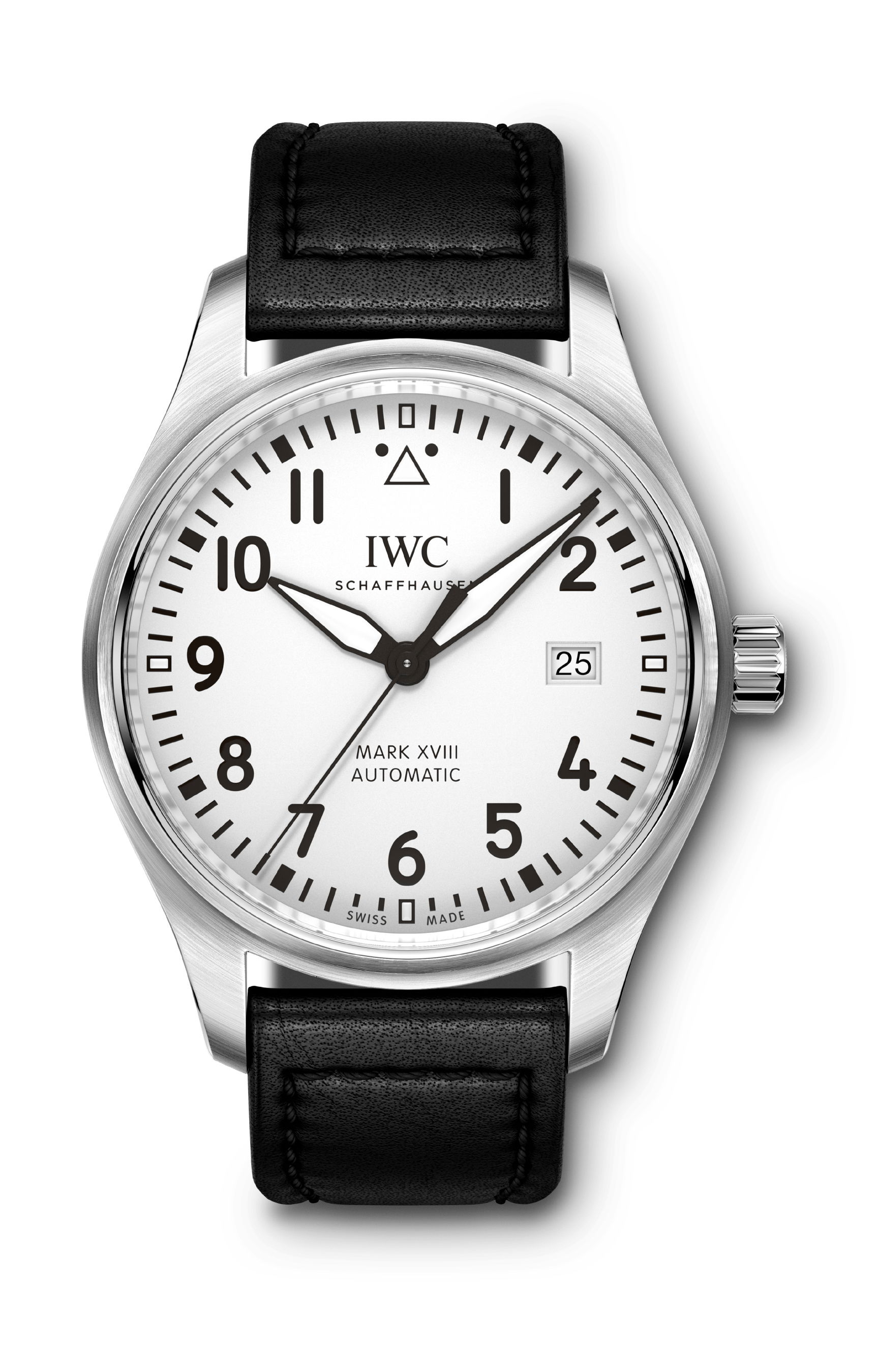 IWC Schaffhausen Pilot’s Watch Mark XVIII luxury timepiece - detailed view