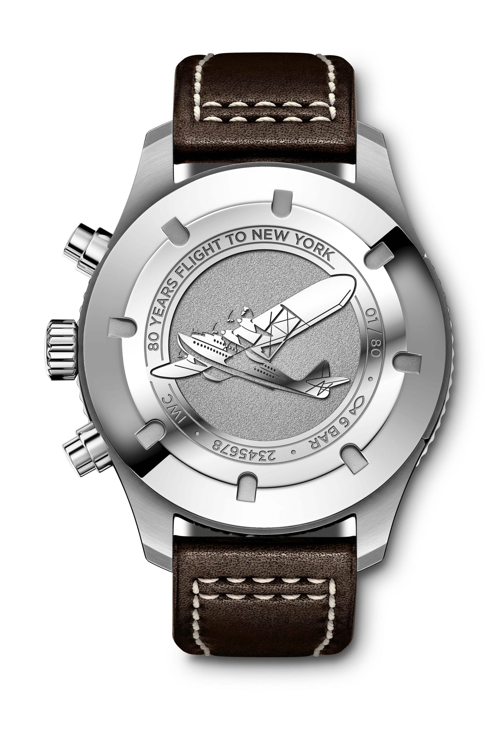 IWC Schaffhausen Pilot’s Watch Timezoner Chronograph Edition “80 Years Flight to New York” - View 2