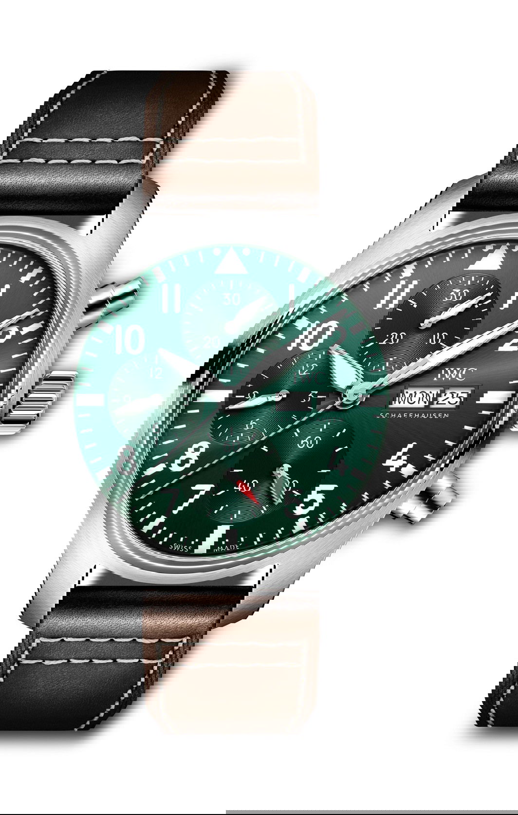 IWC Schaffhausen Pilot’s Watch Chronograph 41 luxury timepiece - detailed view