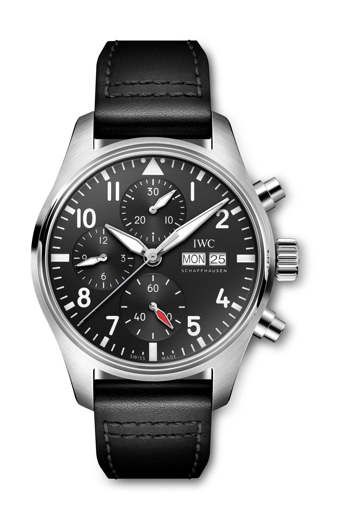 IWC Schaffhausen Pilot’s Watch Chronograph 41 luxury timepiece - detailed view