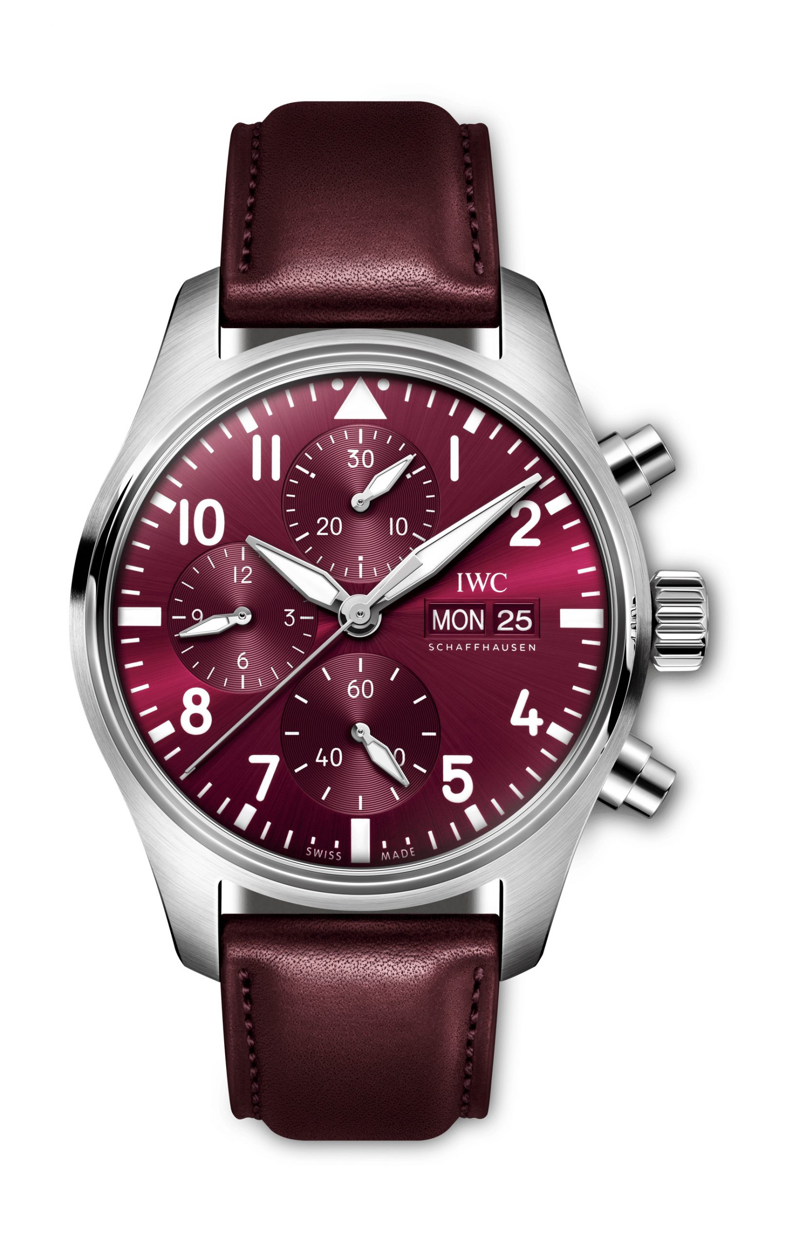 IWC Schaffhausen Pilot’s Watch Chronograph Edition “Chinese New Year” luxury timepiece - detailed view