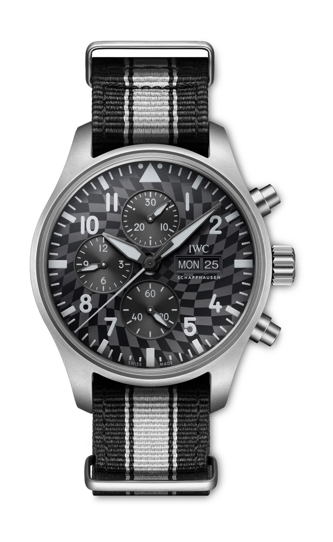 IWC Schaffhausen Pilot’s Watch Chronograph Edition “IWC X Hot Wheels Racing Works” luxury timepiece - detailed view