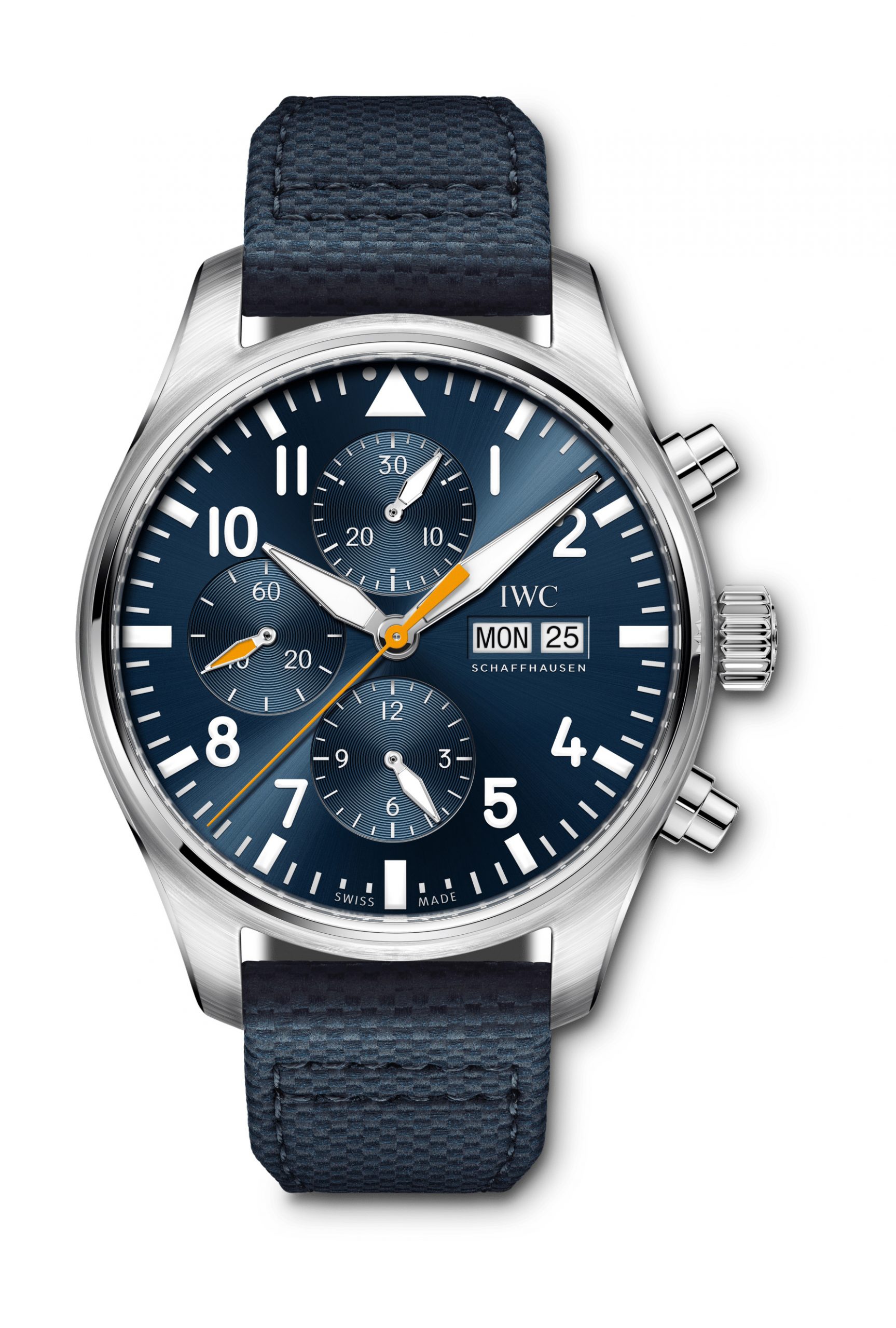 IWC Schaffhausen Pilot’s Watch Chronograph luxury timepiece - detailed view