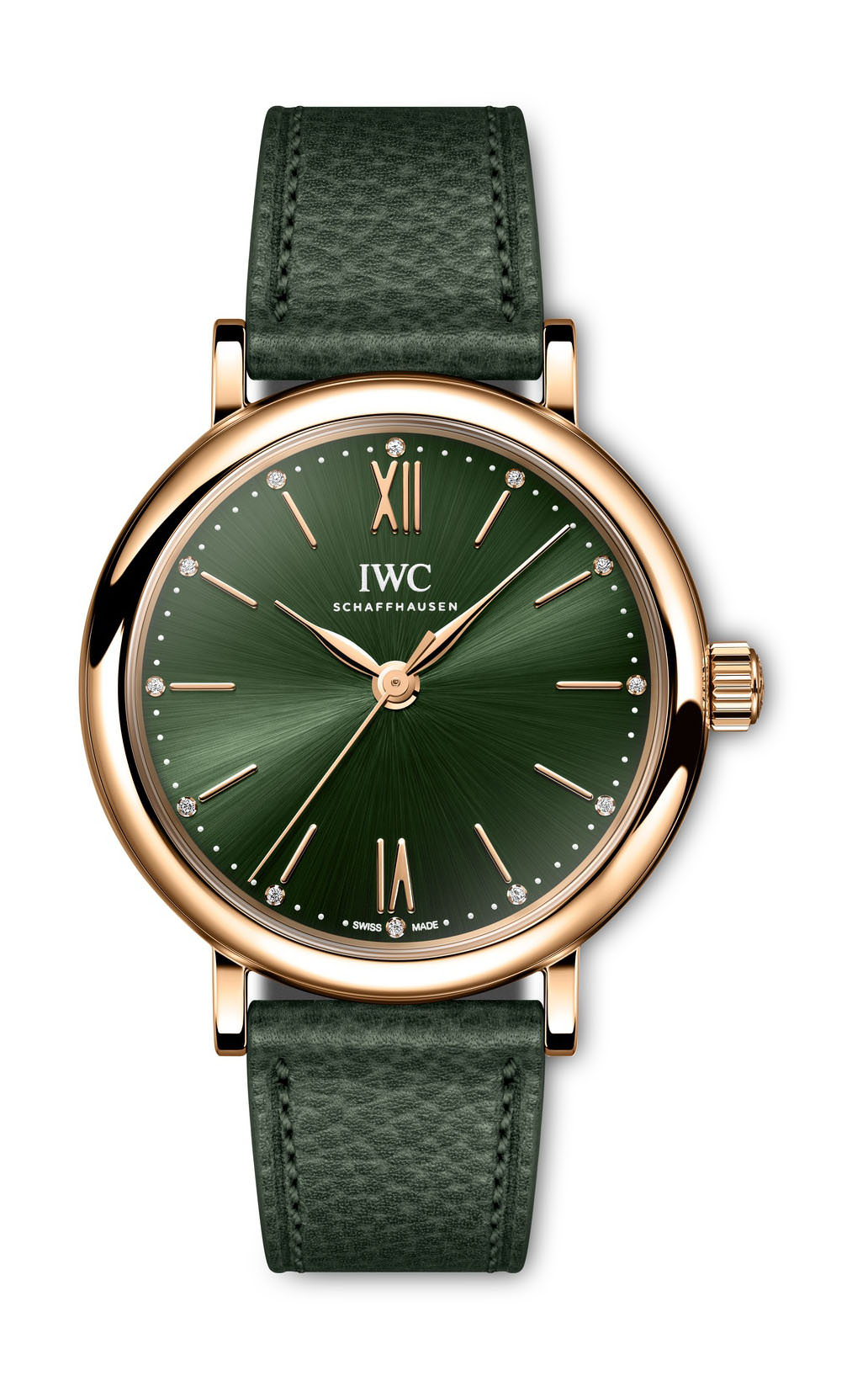 IWC Schaffhausen Portofino Automatic 34 luxury timepiece - detailed view