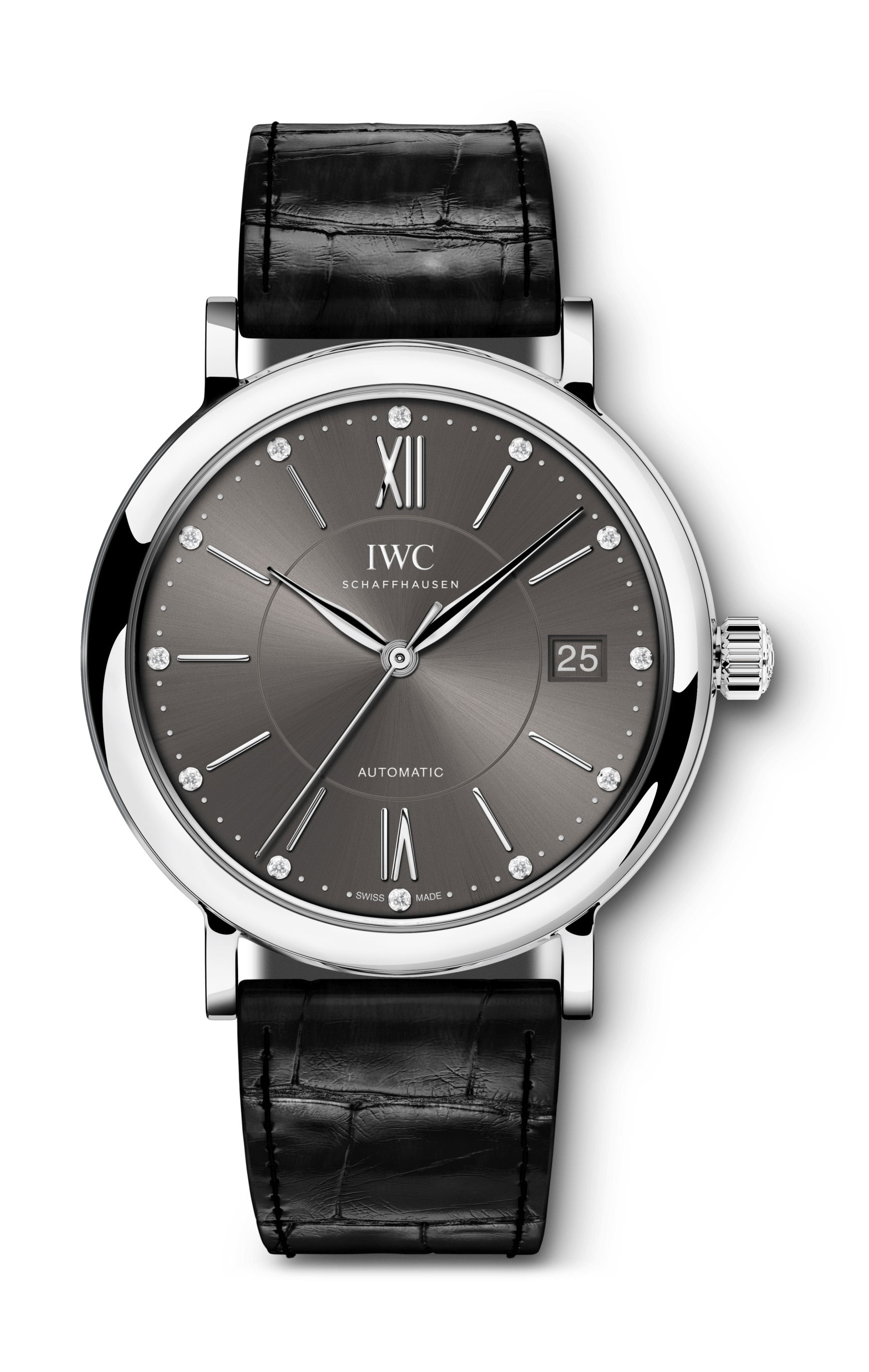 IWC Schaffhausen Portofino Automatic 37 luxury timepiece - detailed view