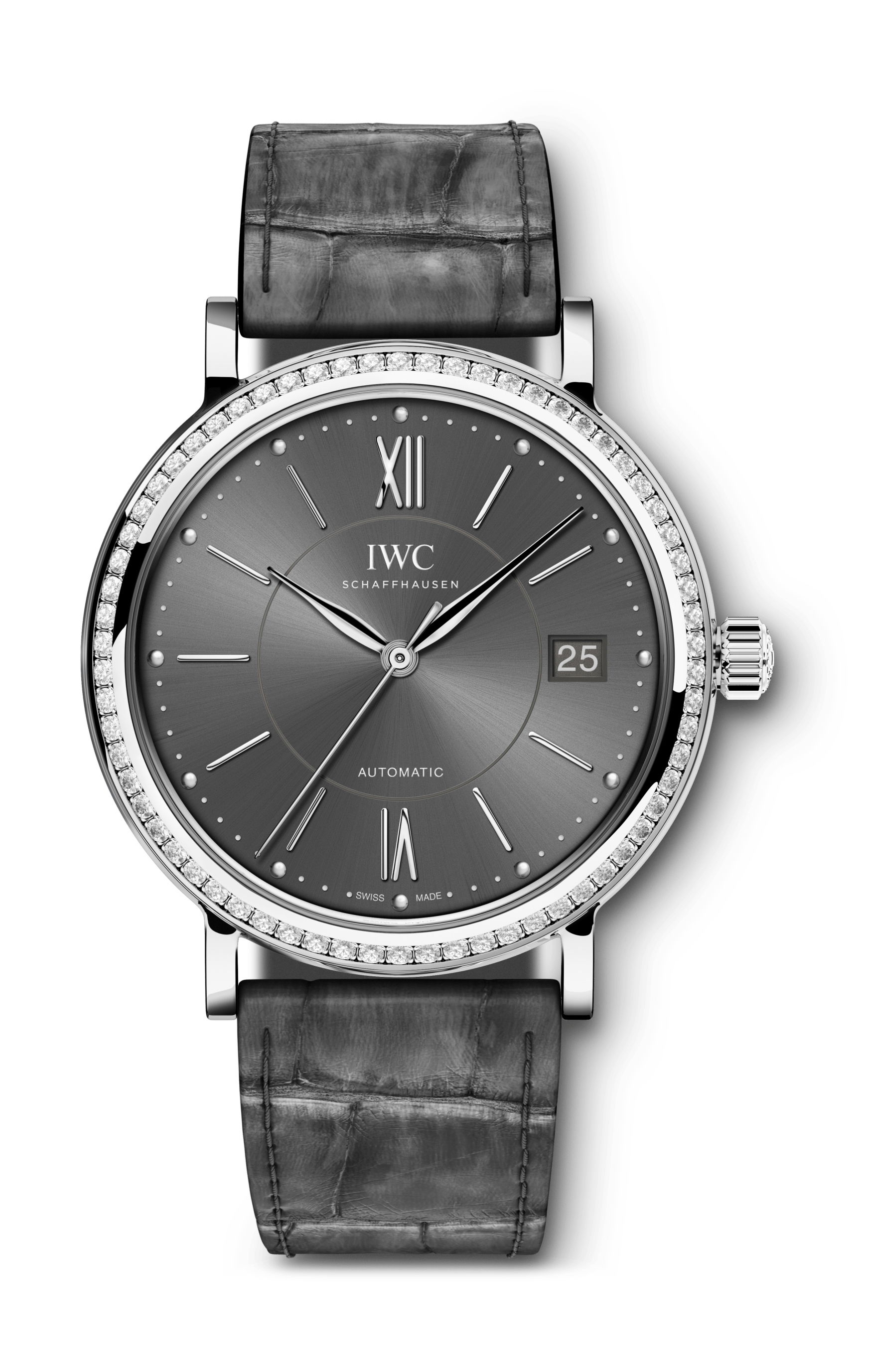 IWC Schaffhausen Portofino Automatic 37 luxury timepiece - detailed view
