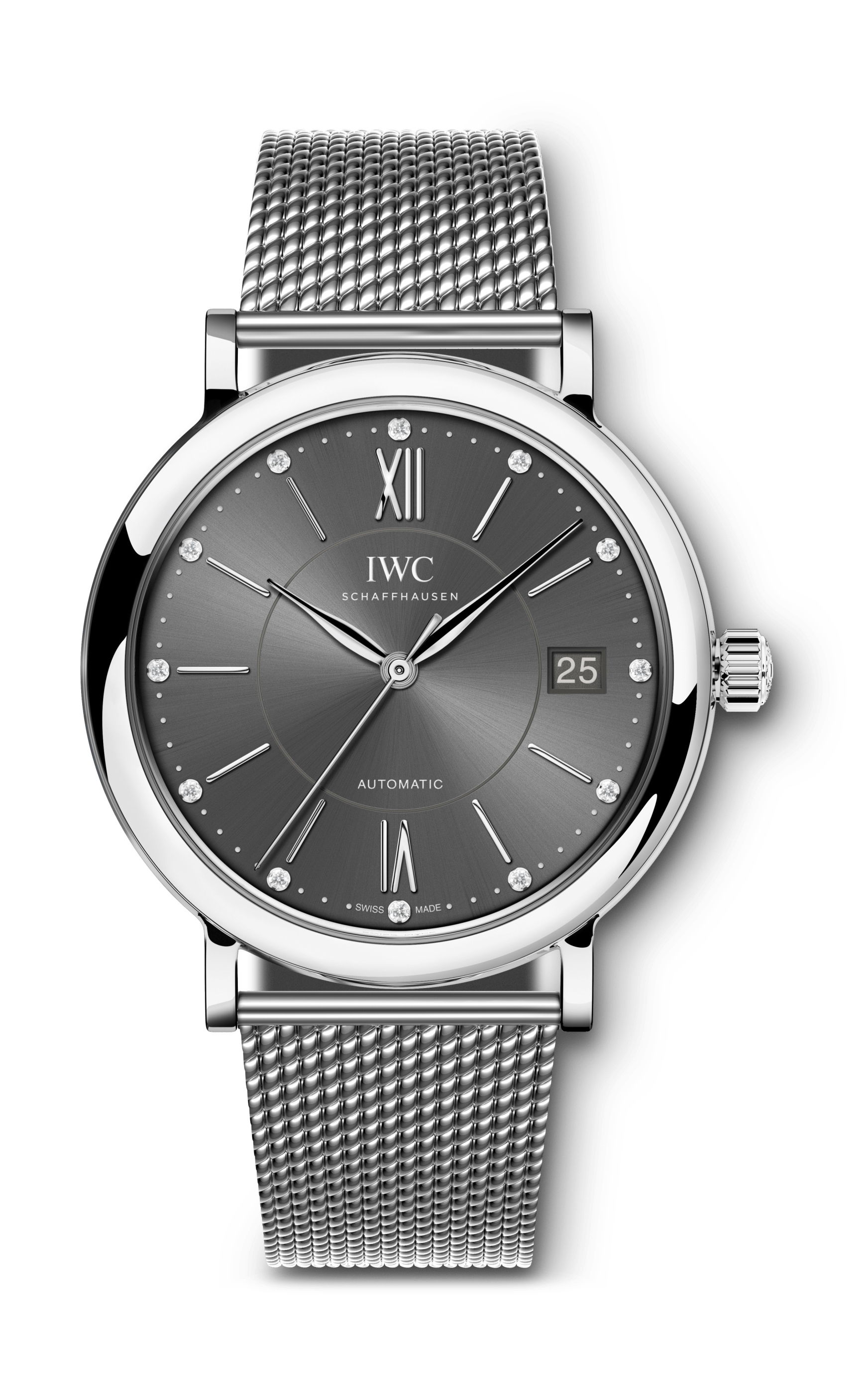 IWC Schaffhausen Portofino Automatic 37 luxury timepiece - detailed view
