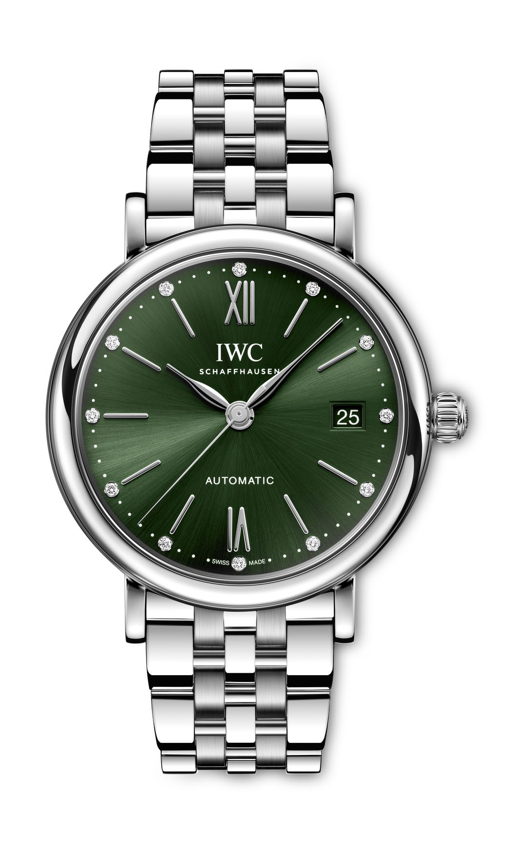 IWC Schaffhausen Portofino Automatic 37 luxury timepiece - detailed view