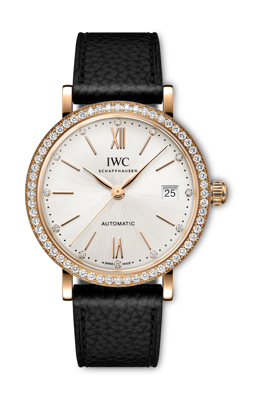 IWC Schaffhausen Portofino Automatic 37 luxury timepiece - detailed view