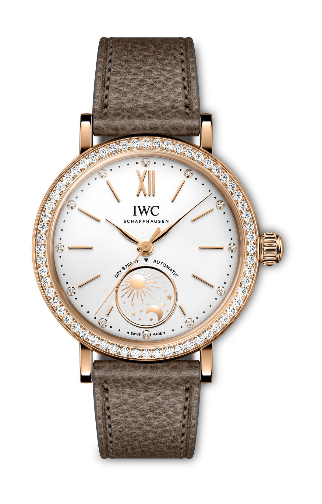 IWC Schaffhausen Portofino Automatic Day & Night 34 luxury timepiece - detailed view