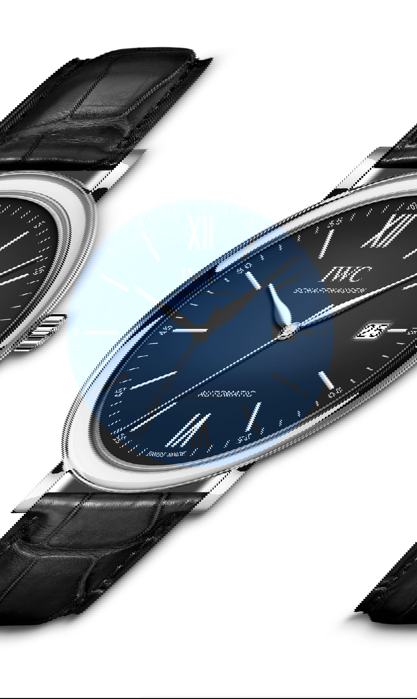 IWC Schaffhausen Portofino Automatic Edition “150 Years” luxury timepiece - detailed view