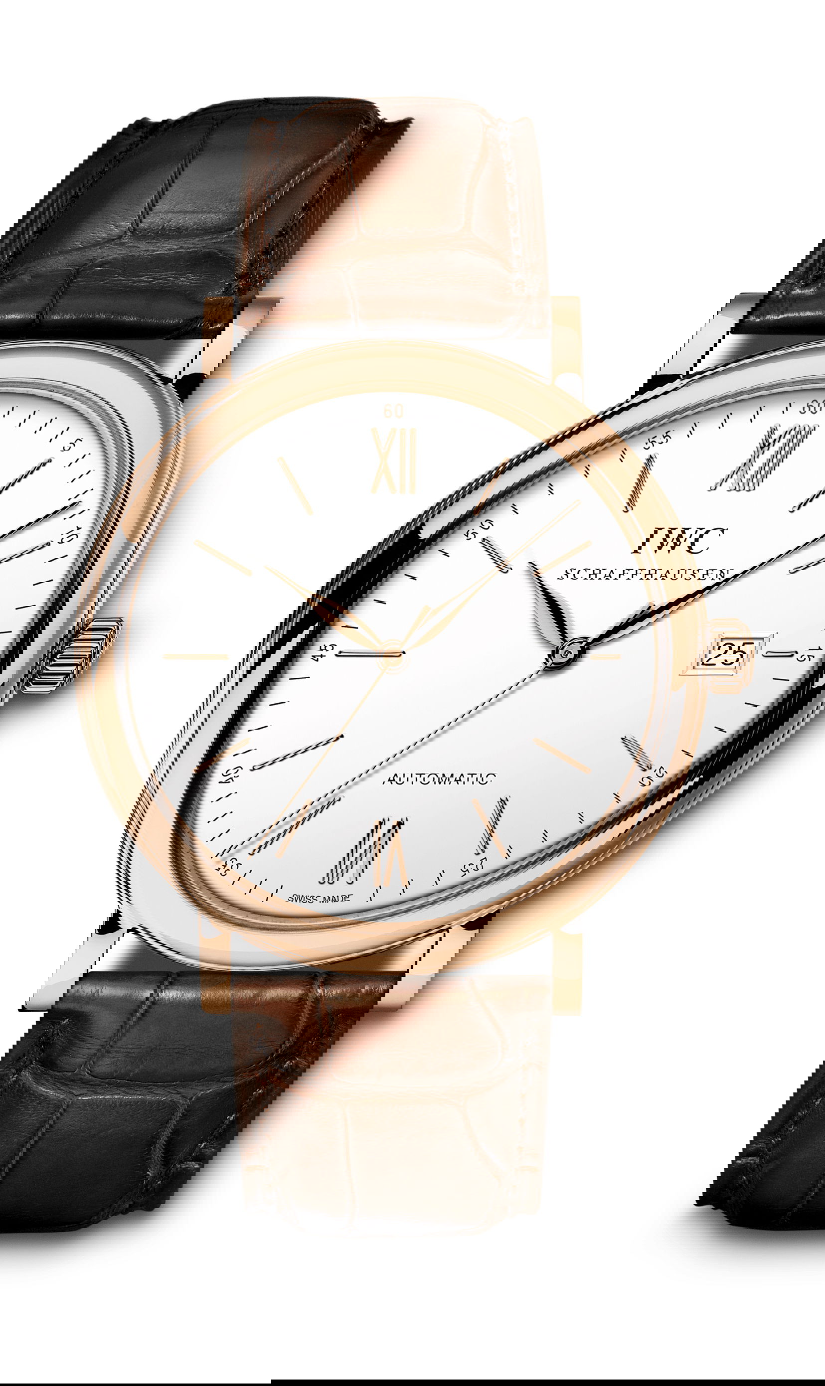 IWC Schaffhausen Portofino Automatic 40 luxury timepiece - detailed view