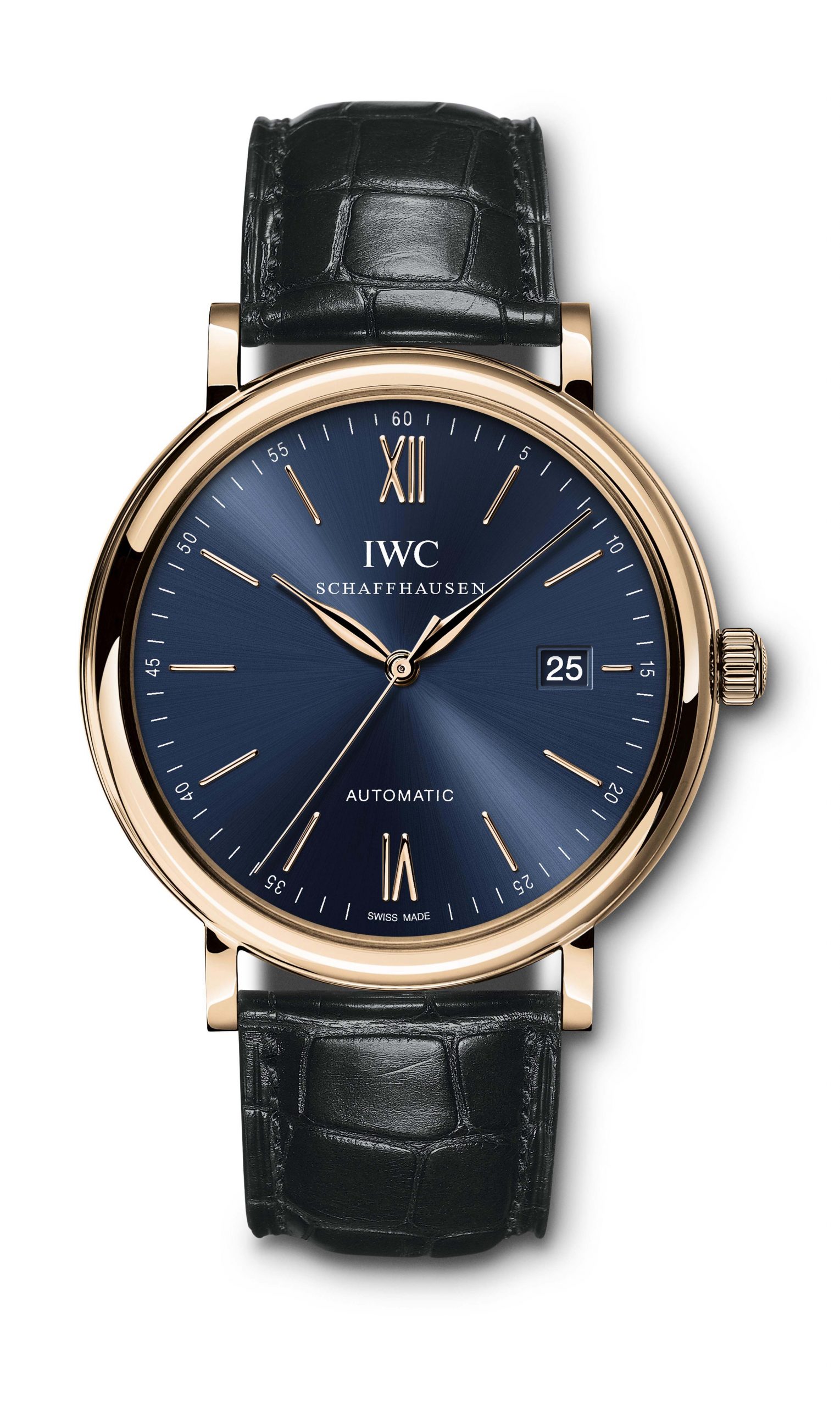 IWC Schaffhausen Portofino Automatic 40 luxury timepiece - detailed view