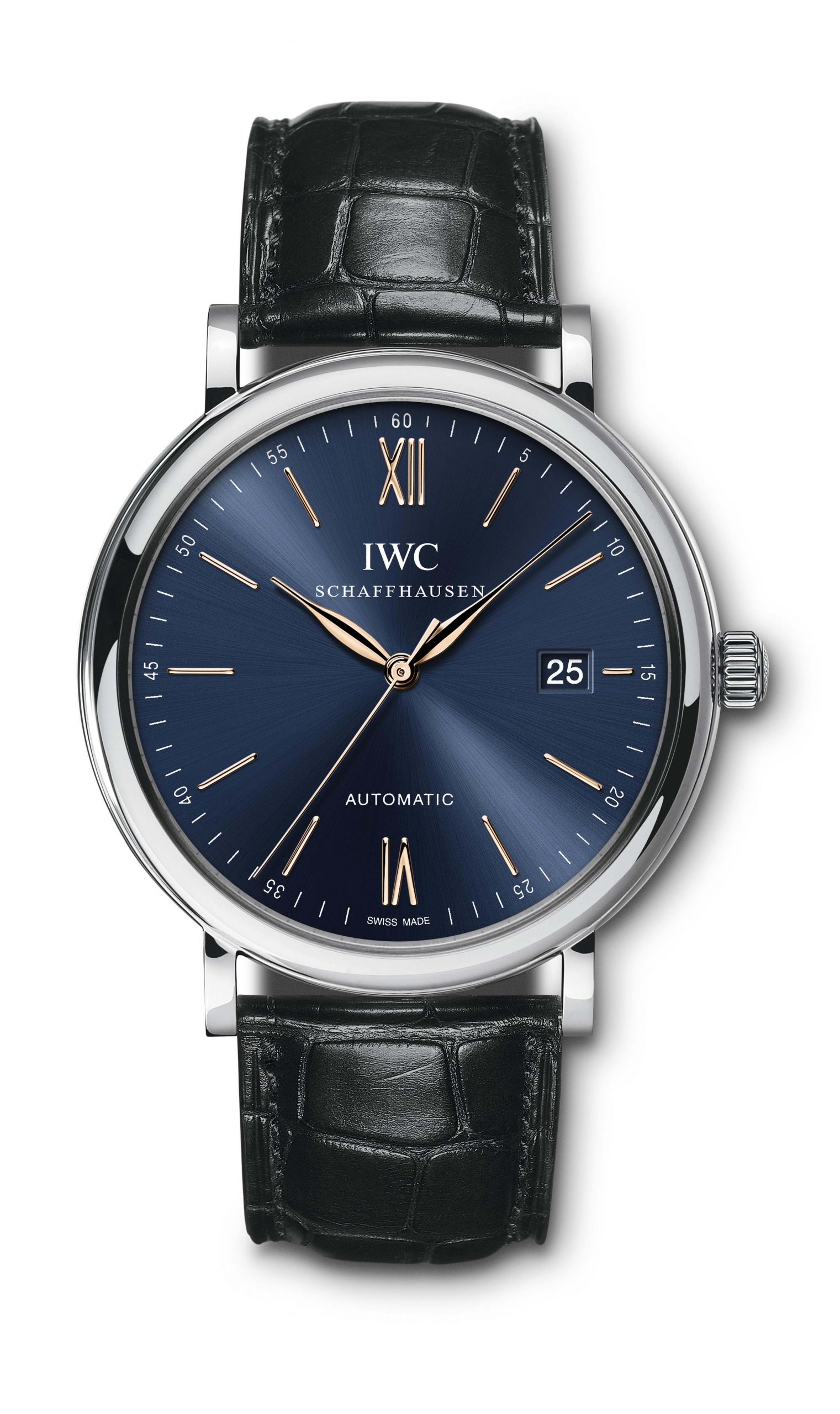 IWC Schaffhausen Portofino Automatic 40 luxury timepiece - detailed view