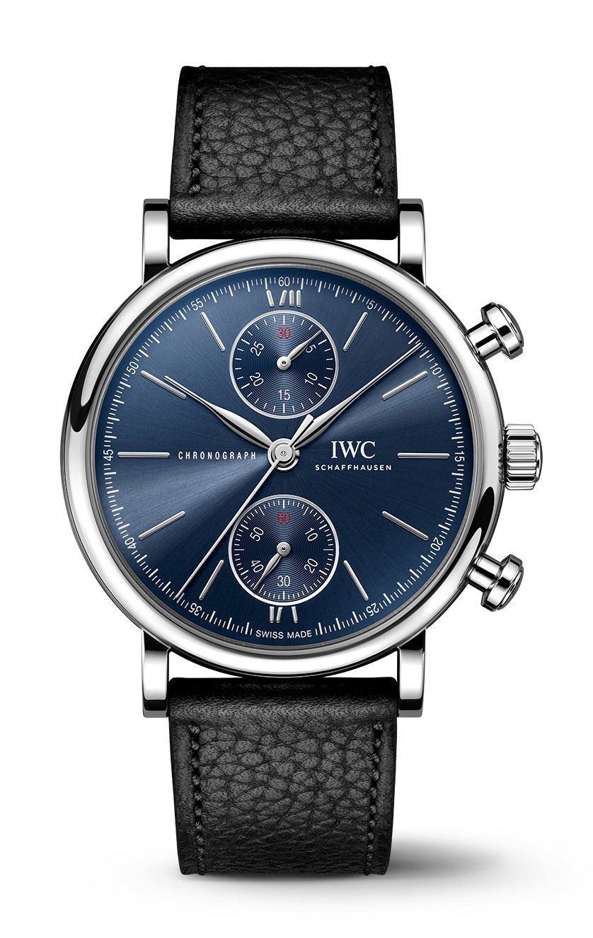 IWC Schaffhausen Portofino Chronograph 39 Edition “Laureus Sport For Good” luxury timepiece - detailed view