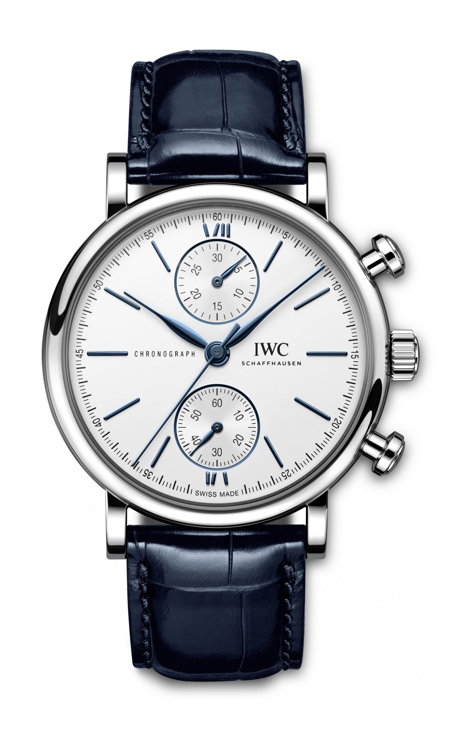 IWC Schaffhausen Portofino Chronograph 39 luxury timepiece - detailed view