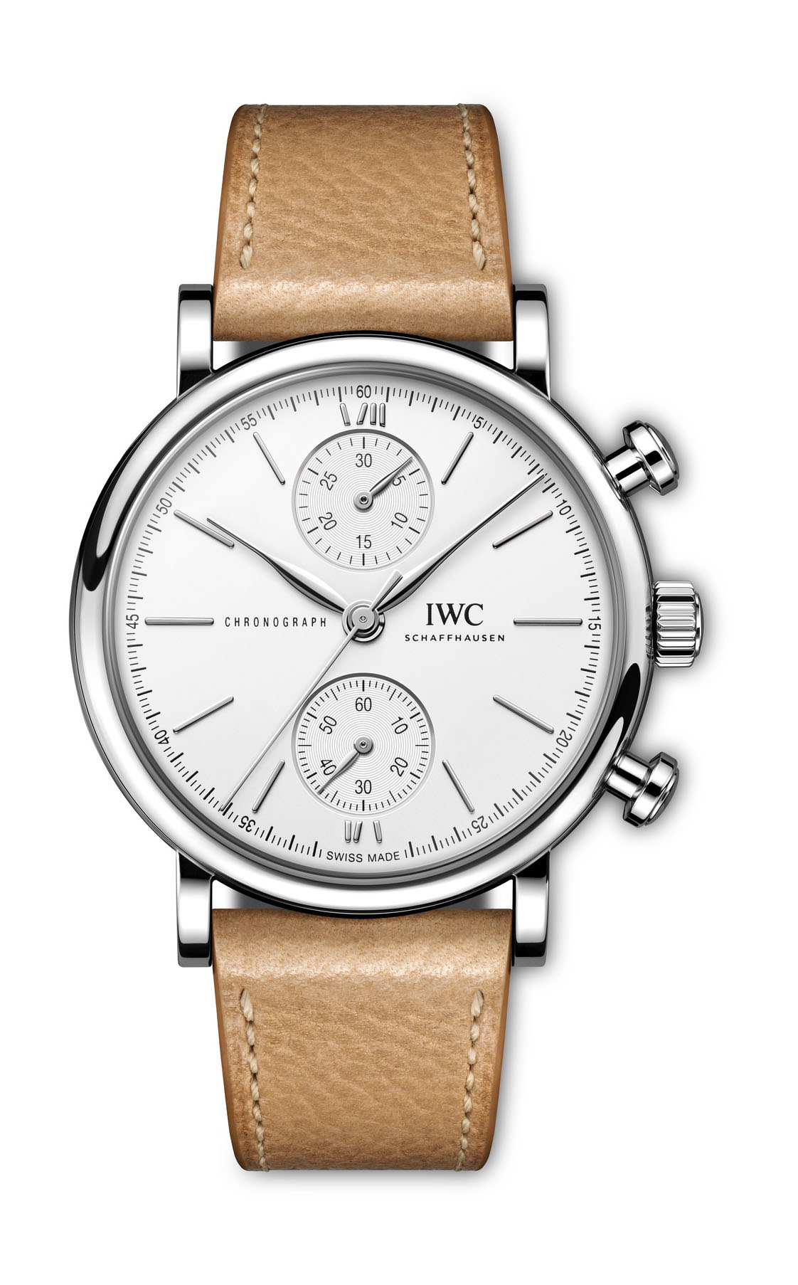 IWC Schaffhausen Portofino Chronograph 39 luxury timepiece - detailed view