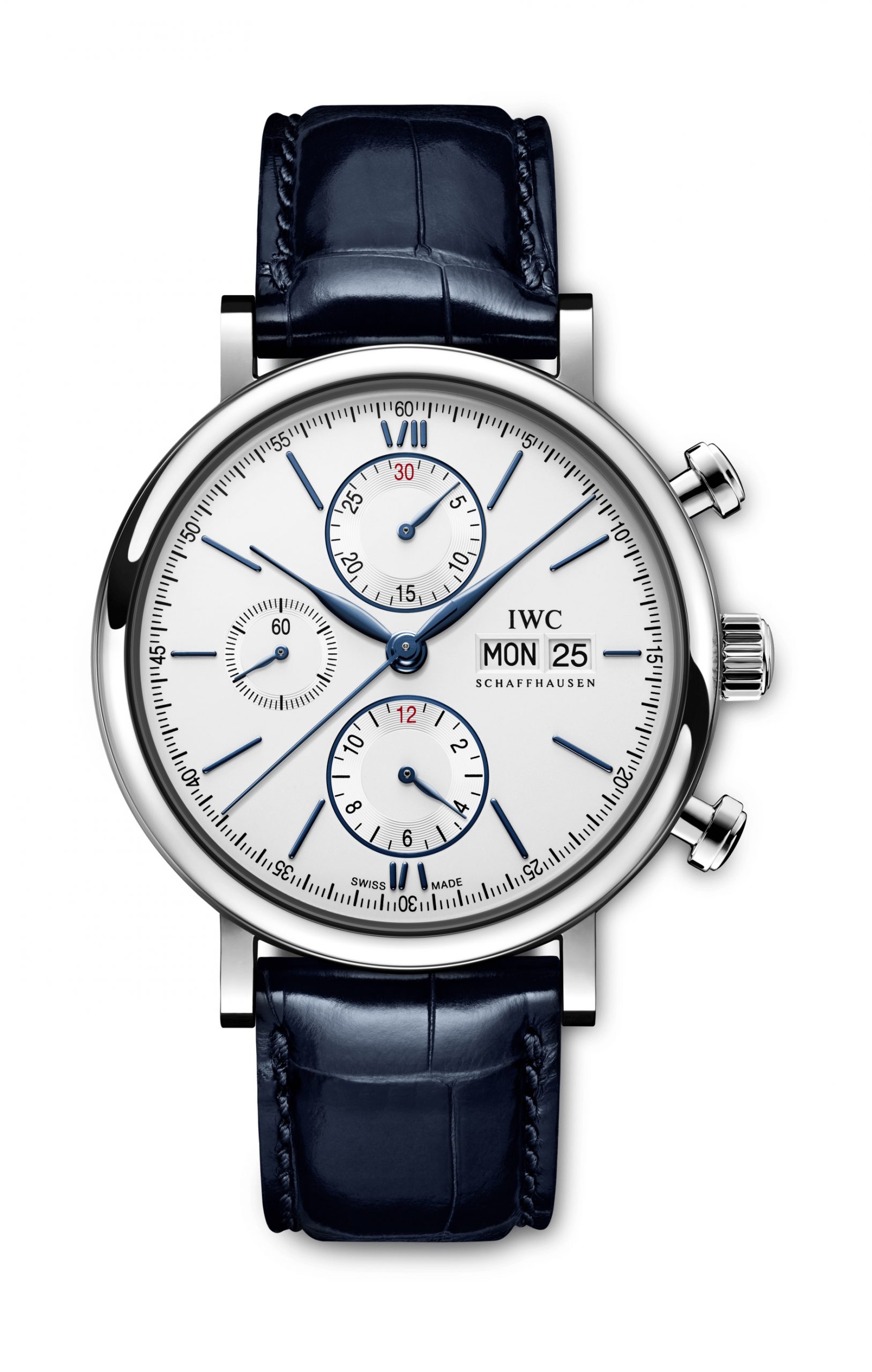 IWC Schaffhausen Portofino Chronograph luxury timepiece - detailed view