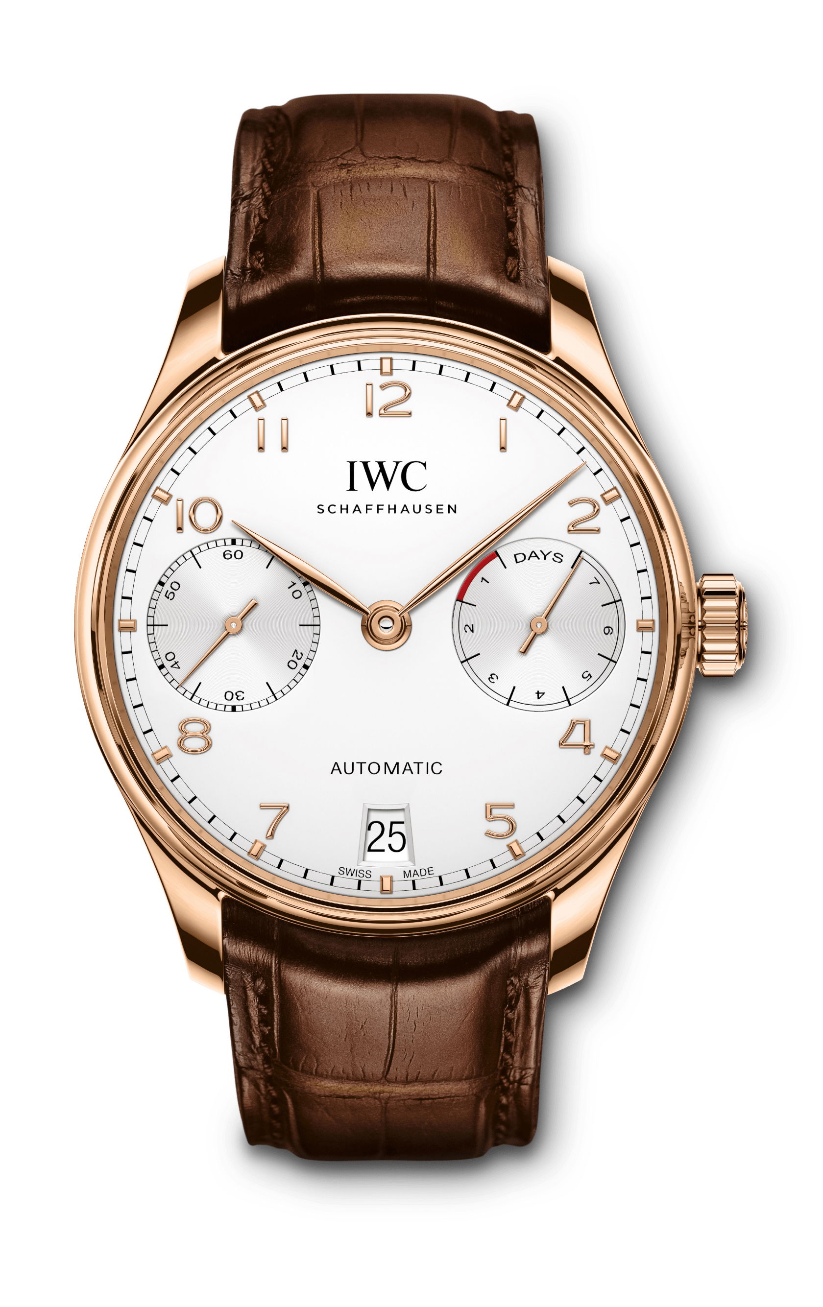 IWC Schaffhausen Portugieser Automatic luxury timepiece - detailed view