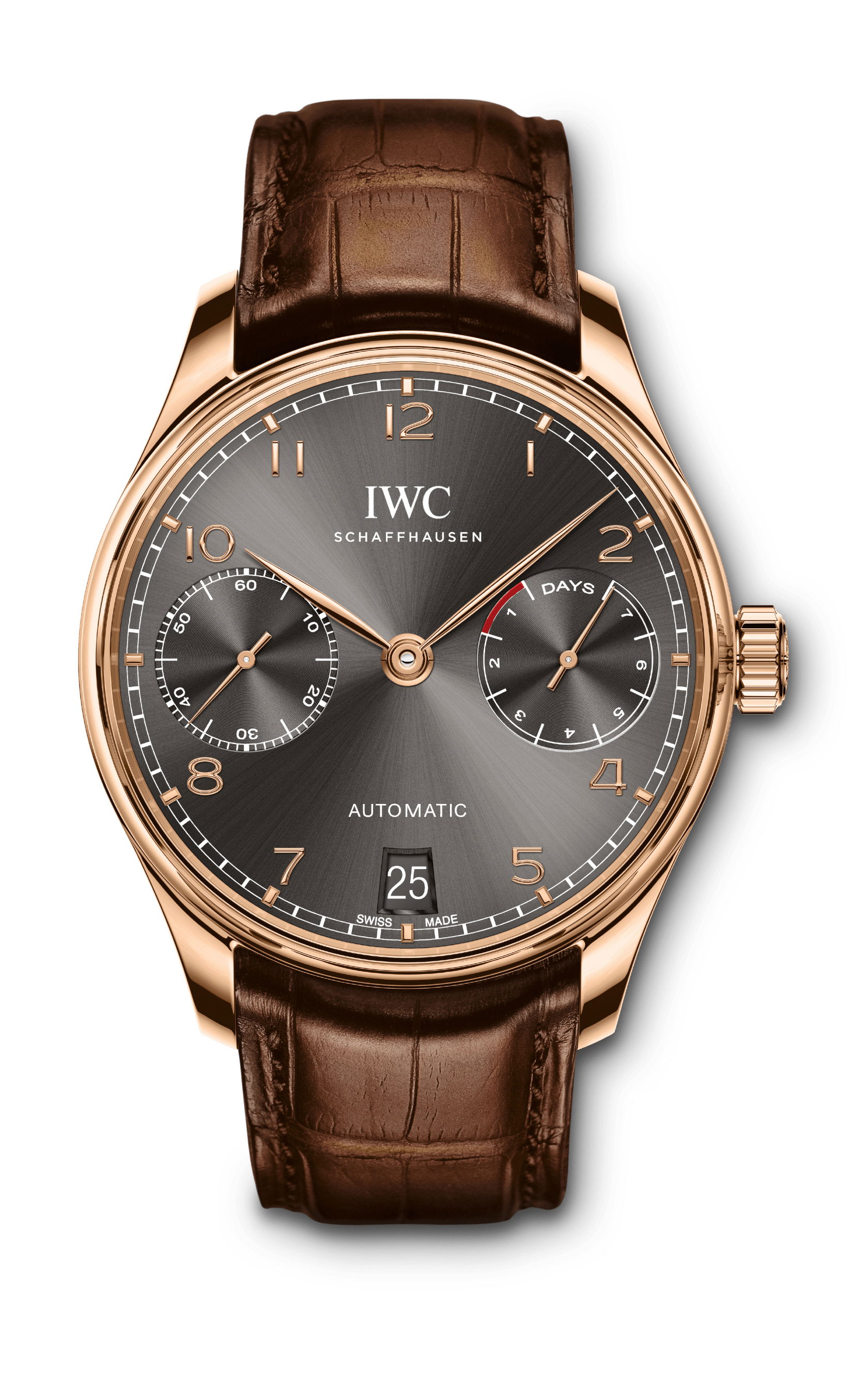 IWC Schaffhausen Portugieser Automatic luxury timepiece - detailed view