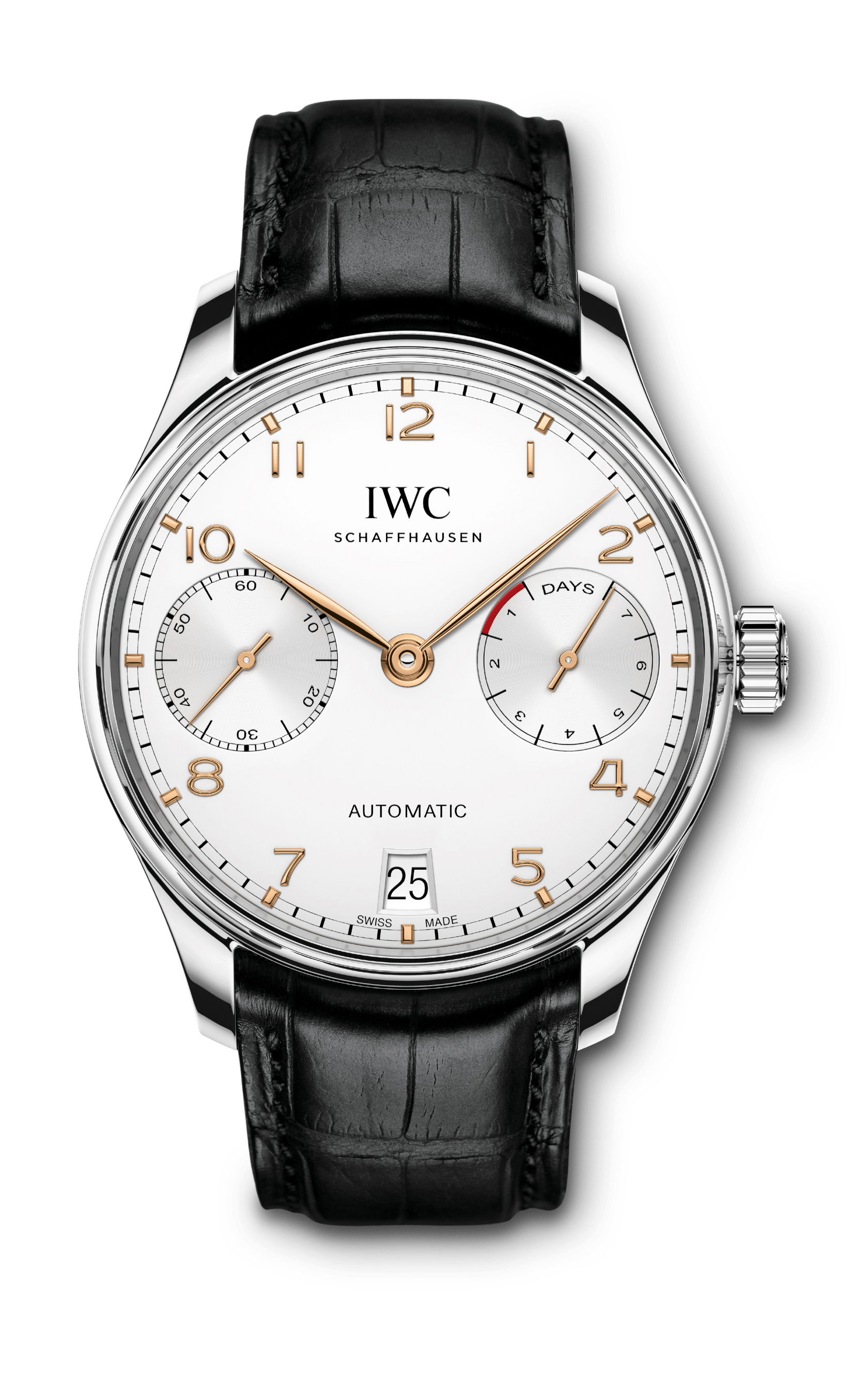 IWC Schaffhausen Portugieser Automatic luxury timepiece - detailed view