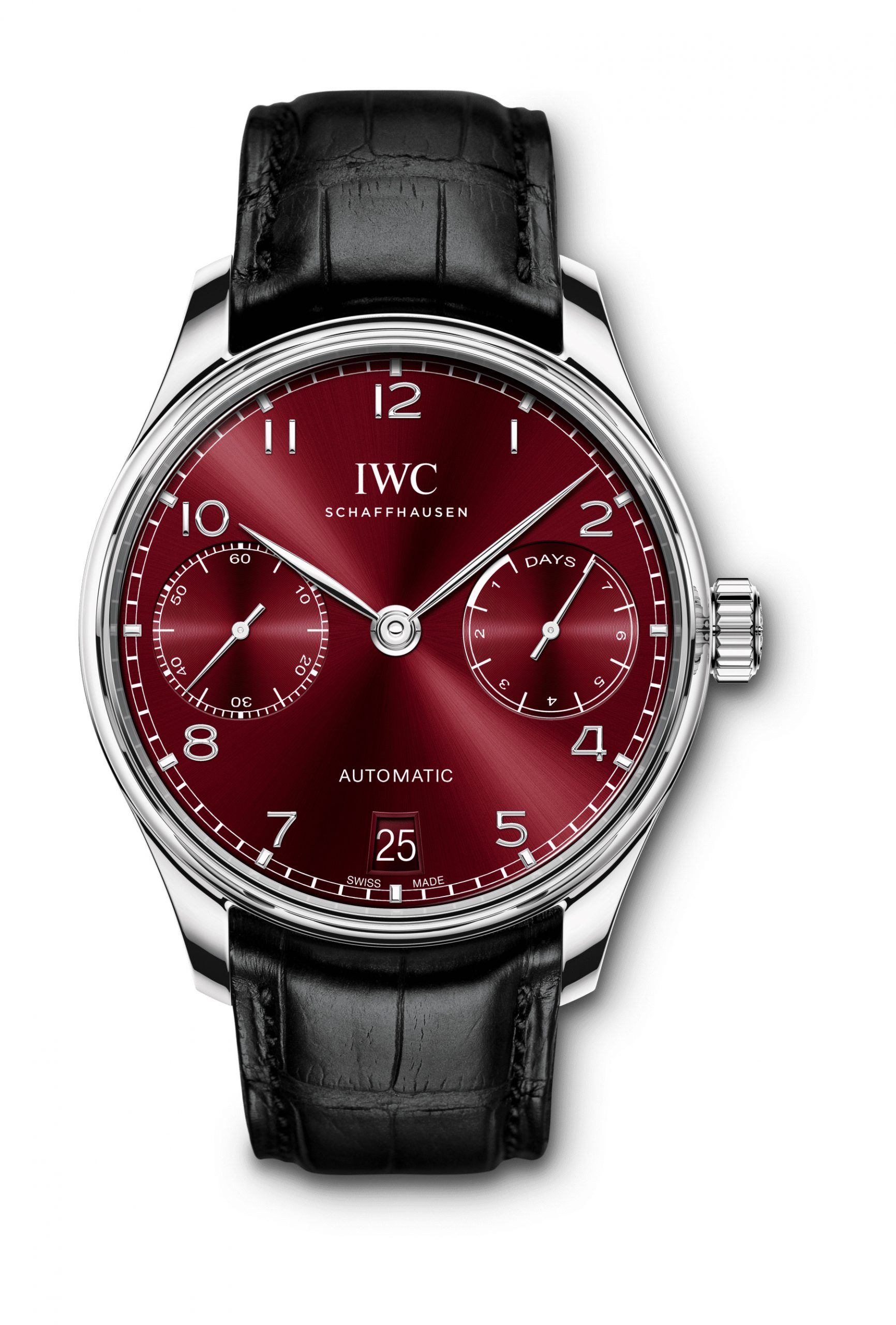 IWC Schaffhausen Portugieser Automatic luxury timepiece - detailed view