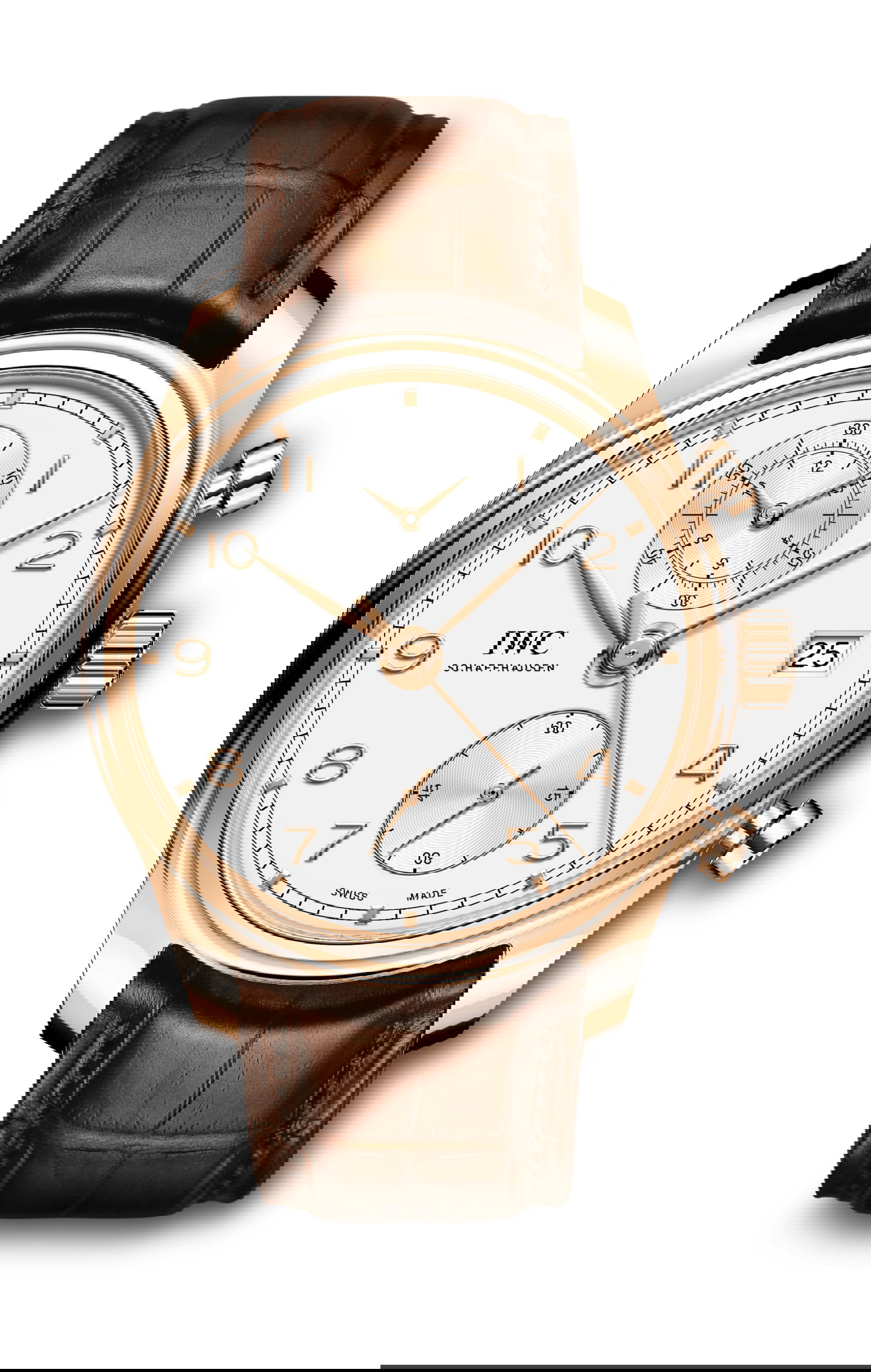 IWC Schaffhausen Portugieser Chronograph Classic luxury timepiece - detailed view