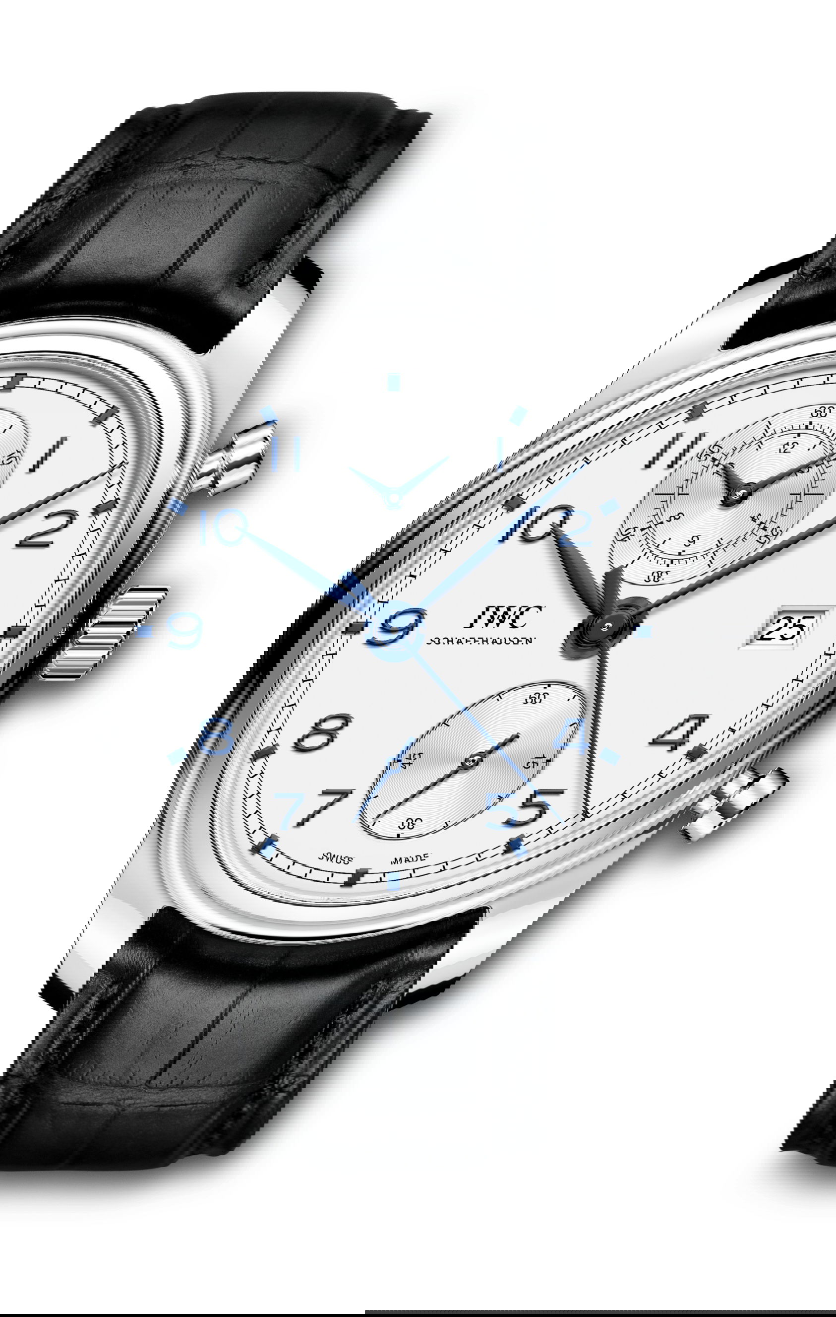 IWC Schaffhausen Portugieser Chronograph Classic luxury timepiece - detailed view