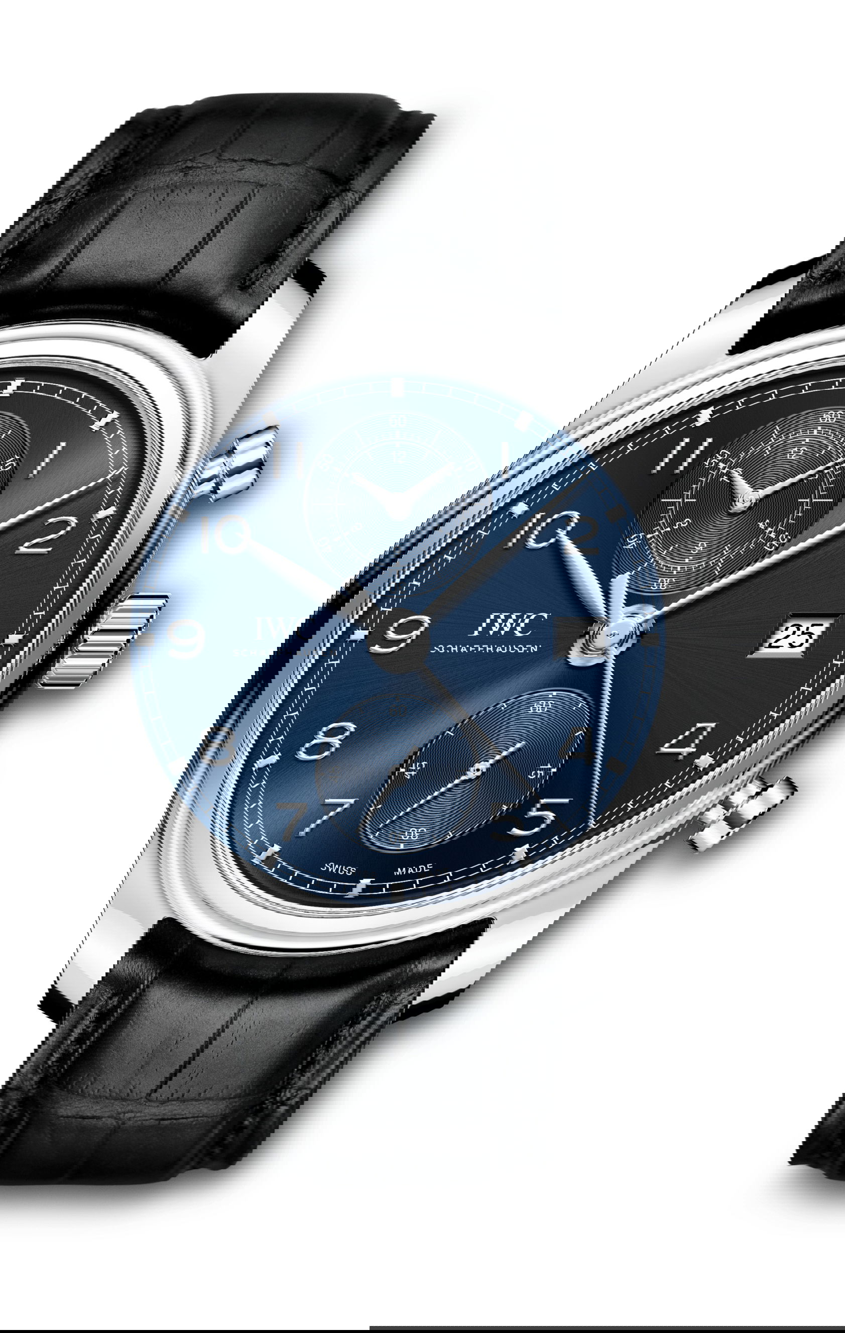 IWC Schaffhausen Portugieser Chronograph Classic luxury timepiece - detailed view