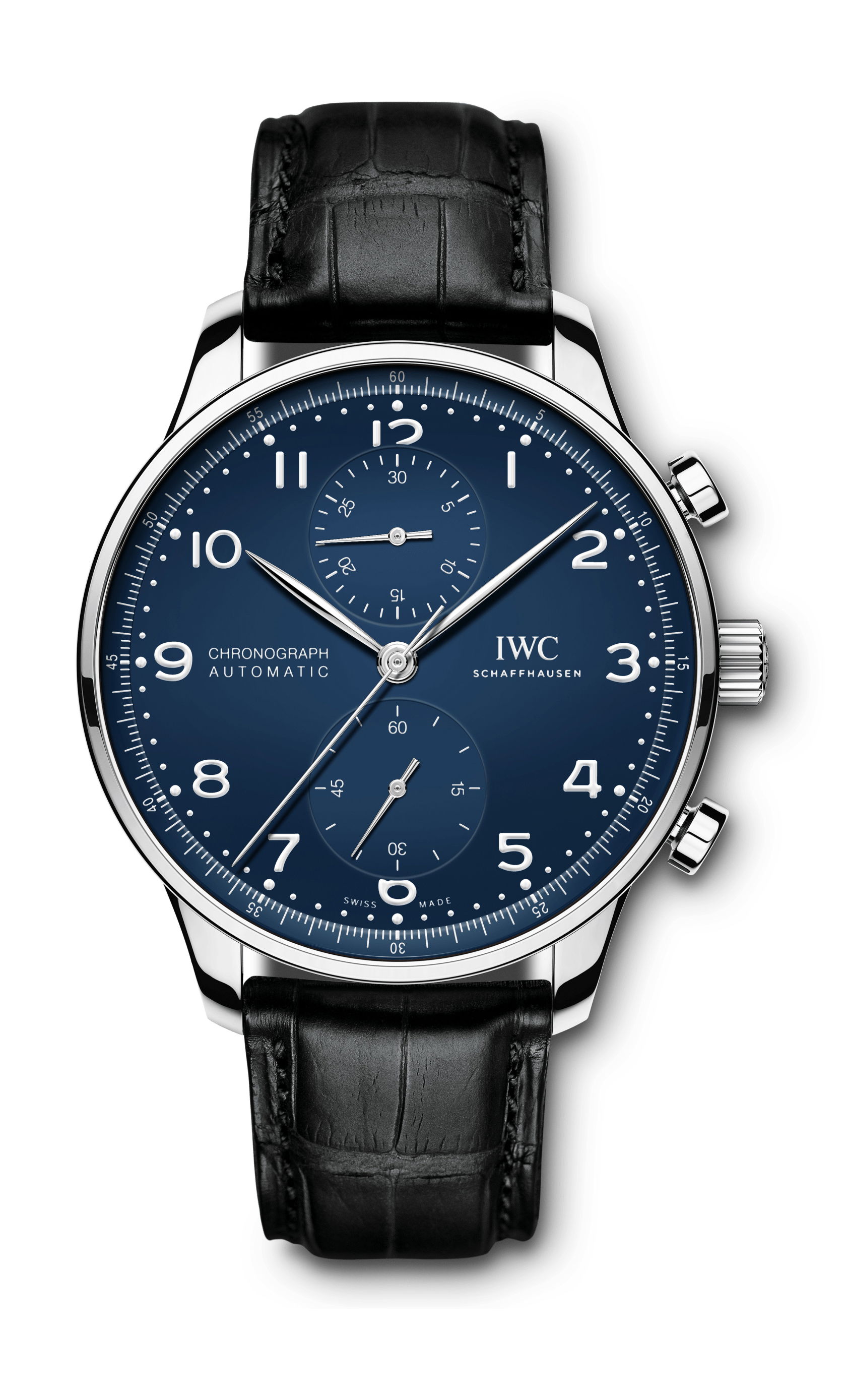 IWC Schaffhausen Portugieser Chronograph Edition “150 Years” luxury timepiece - detailed view