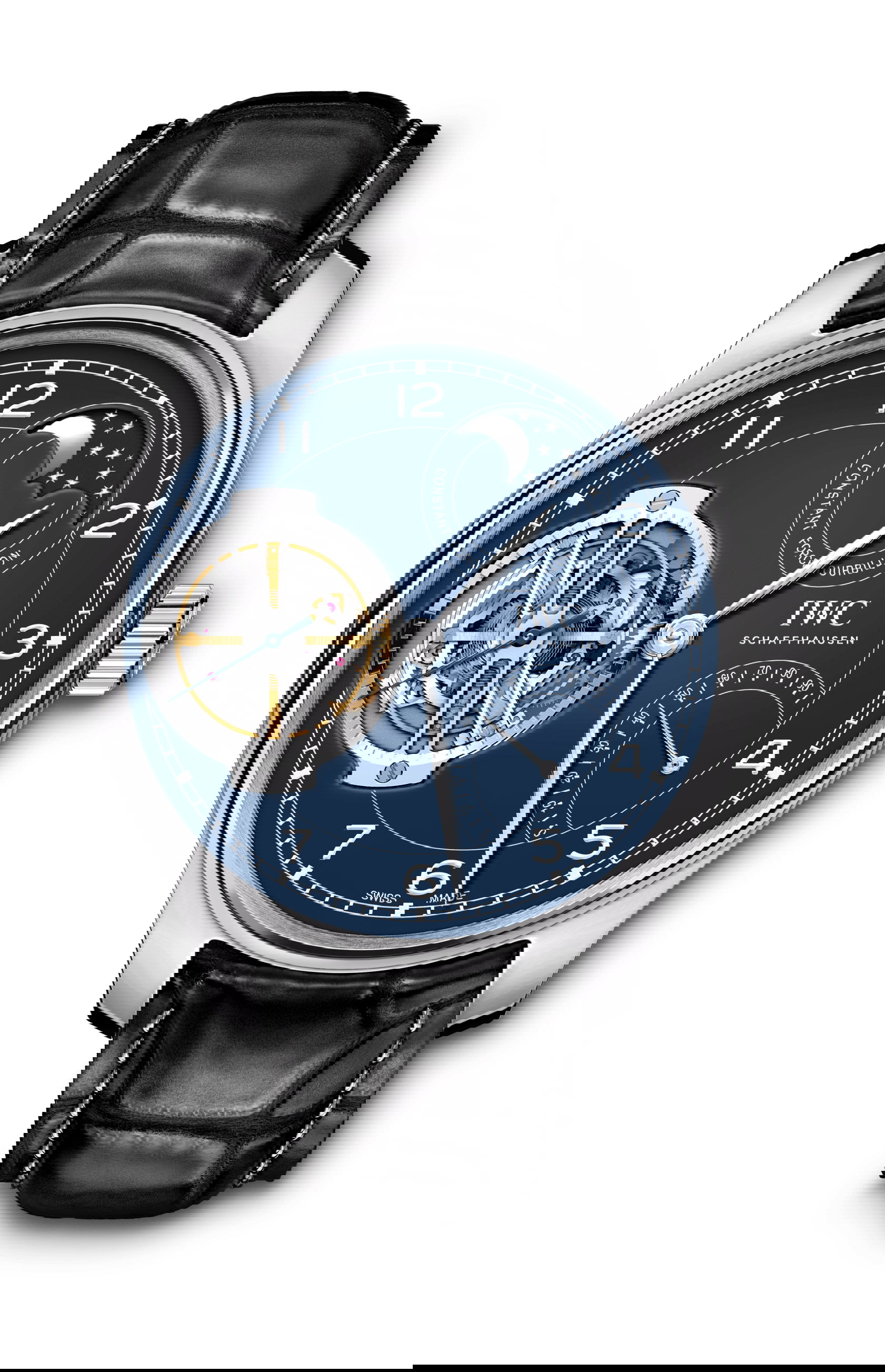 IWC Schaffhausen Portugieser Constant-Force Tourbillon Edition “150 Years” luxury timepiece - detailed view