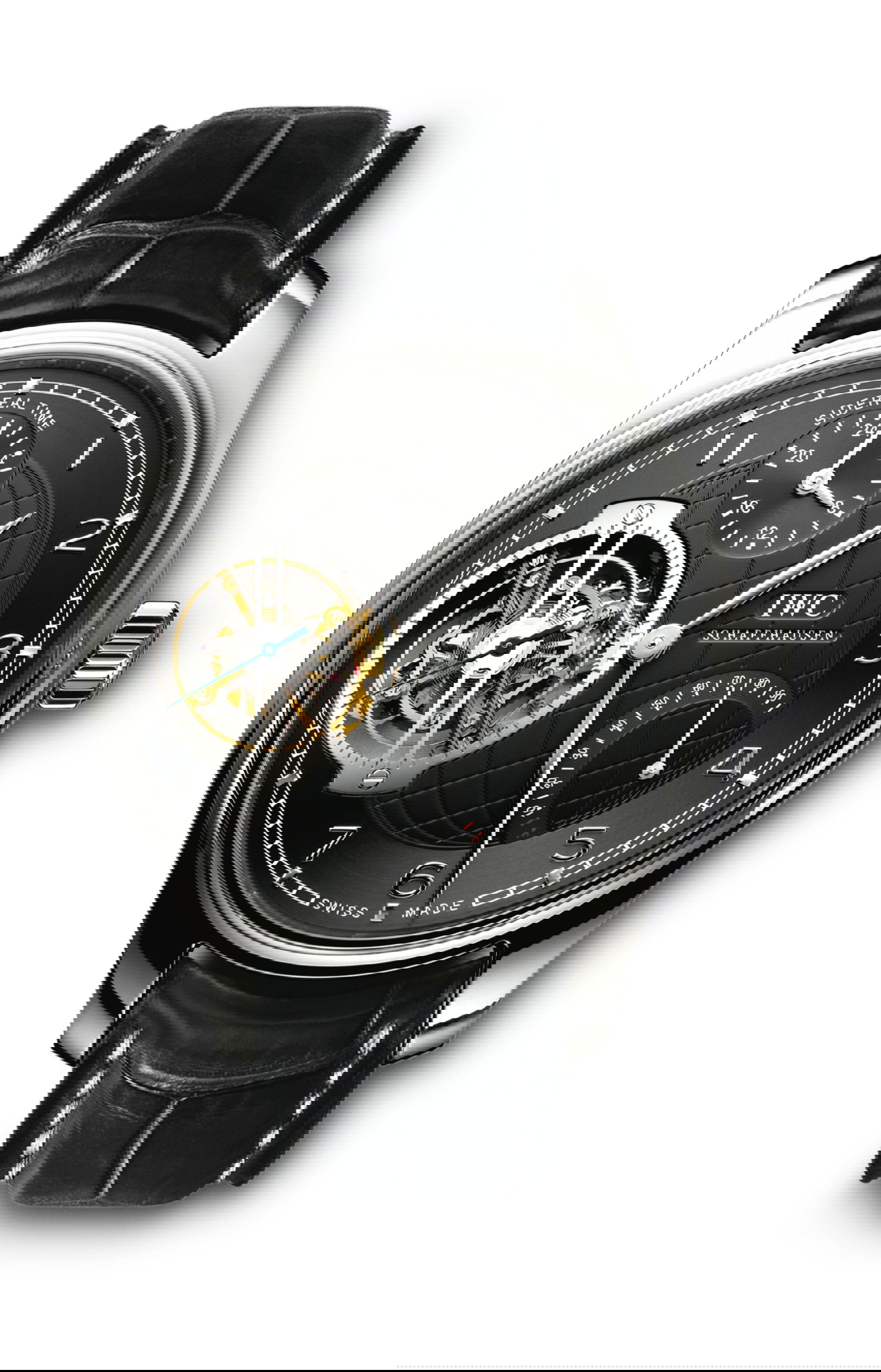 IWC Schaffhausen Portugieser Sidérale Scafusia luxury timepiece - detailed view